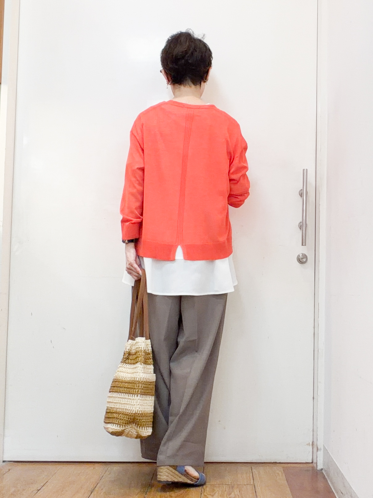 みぃさんの「SHOO･LA･RUE｜【洗濯機可/S-LL】オンにもオフにも マルチに使えるボタンレスカーディガン」を使ったコーディネート