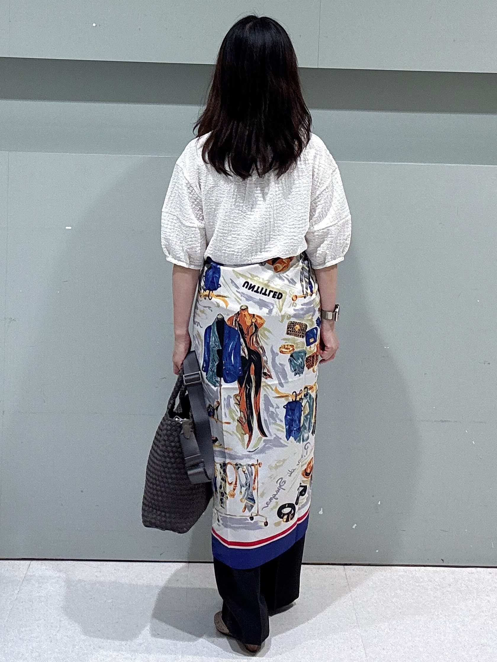 makiさんの「UNTITLED｜◆【UV/接触冷感/セットアップ可】スラブワイドパンツ」を使ったコーディネート