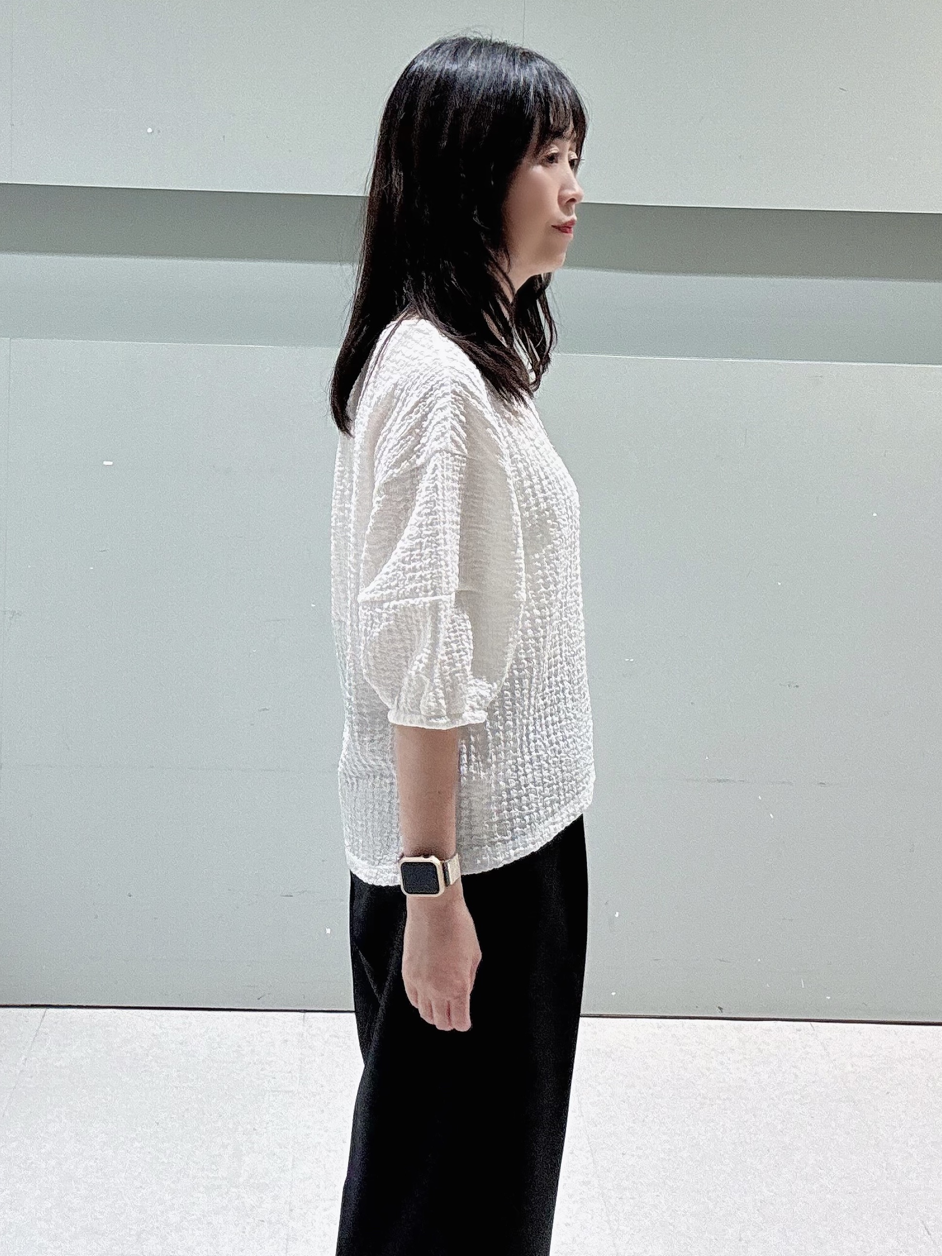 makiさんの「UNTITLED｜◆【UV/接触冷感/セットアップ可】スラブワイドパンツ」を使ったコーディネート