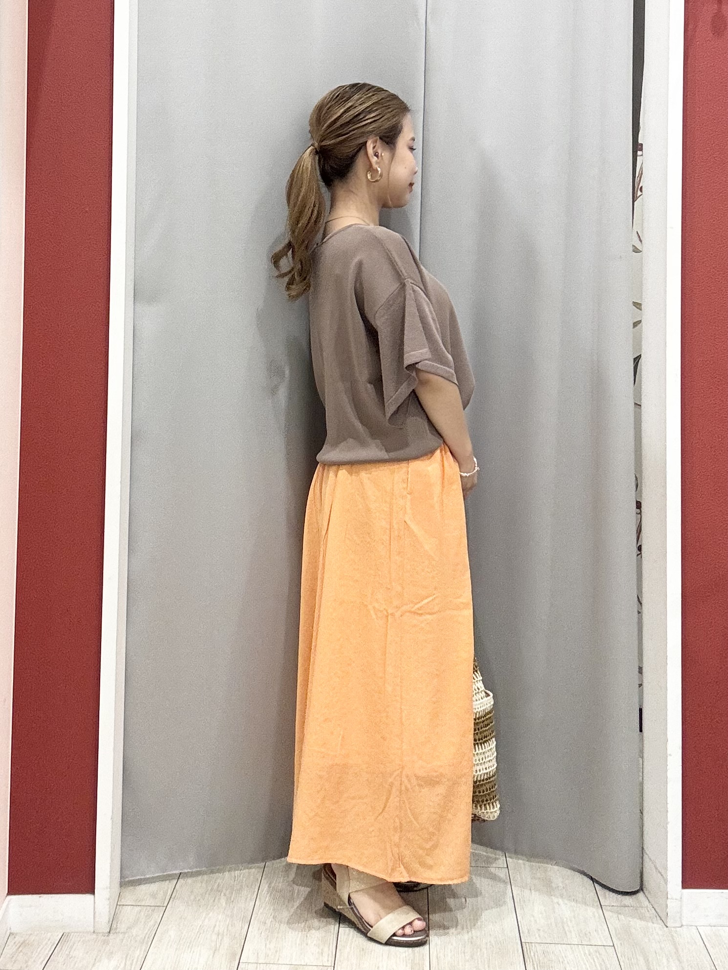 shioさんの「SHOO･LA･RUE｜【S-LL/洗濯機可】インせず着られる ひらり袖ニット」を使ったコーディネート
