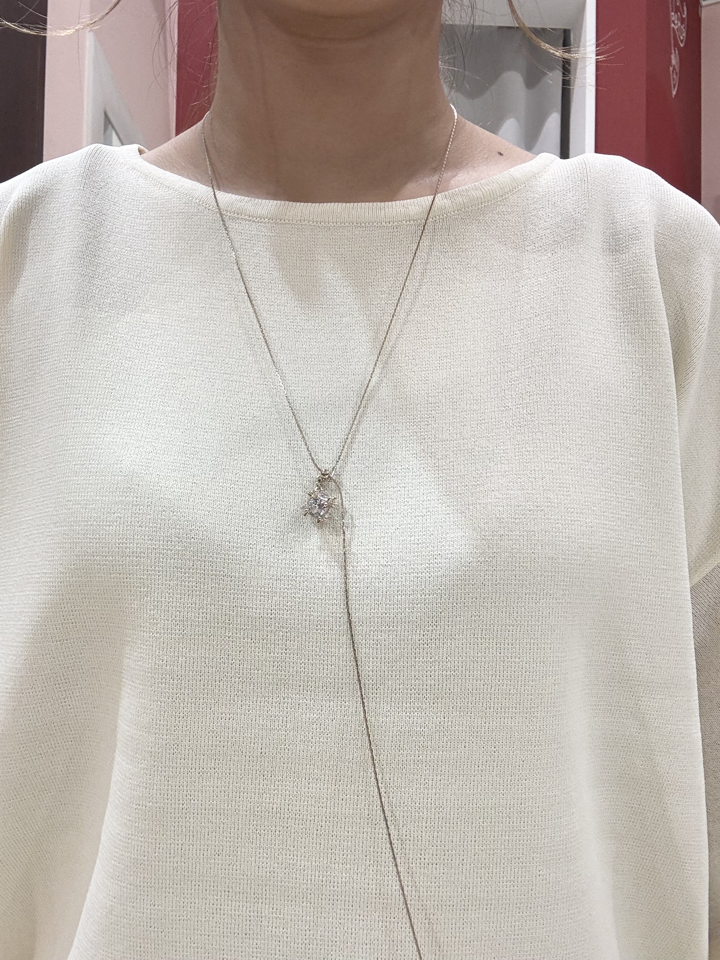 shioさんの「SHOO･LA･RUE｜【S-LL/洗濯機可】インせず着られる ひらり袖ニット」を使ったコーディネート