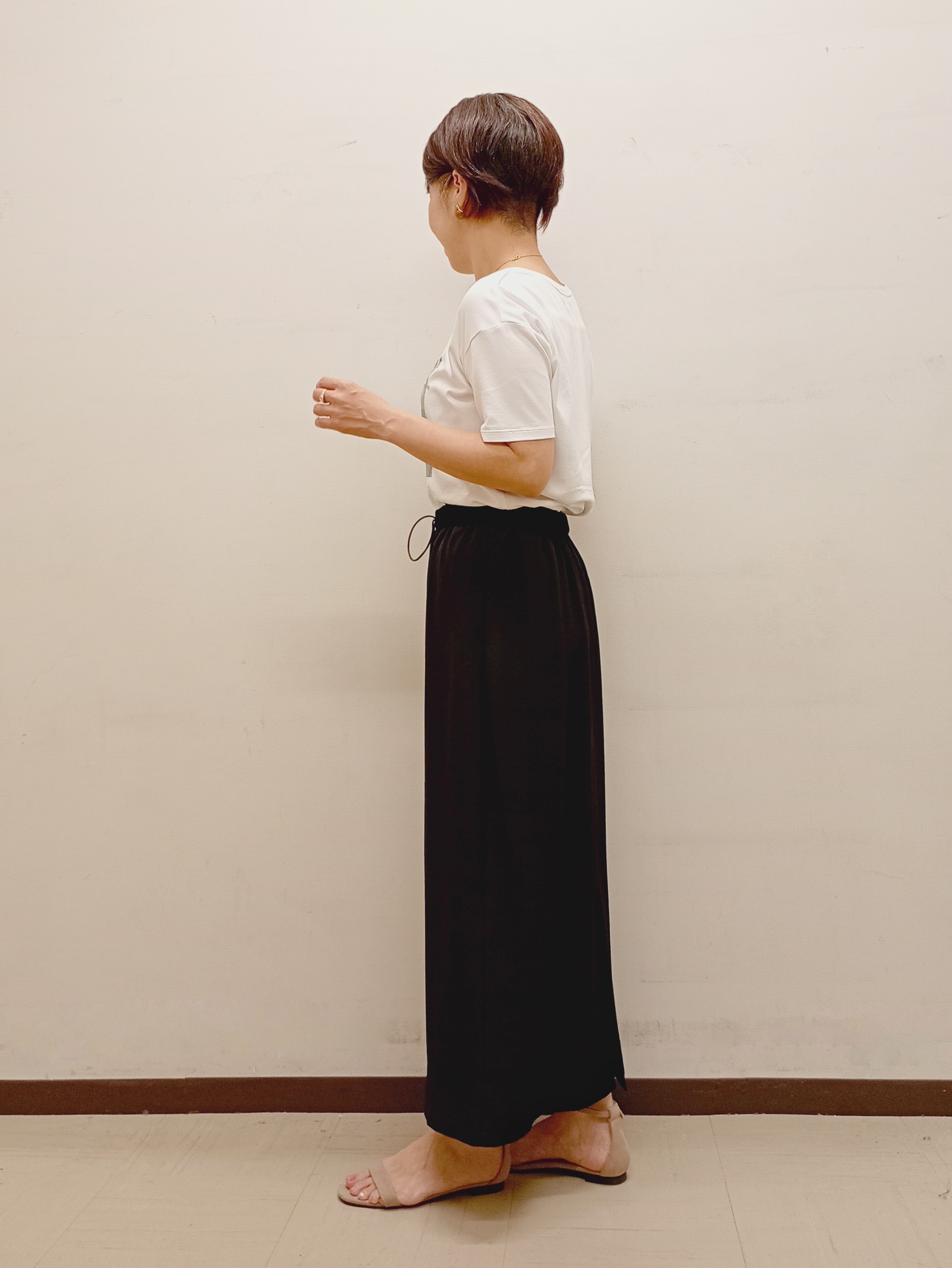 Kさんの「INDIVI｜【洗える／メッシュ素材／SETUP可能】半袖シアージャケット」を使ったコーディネート