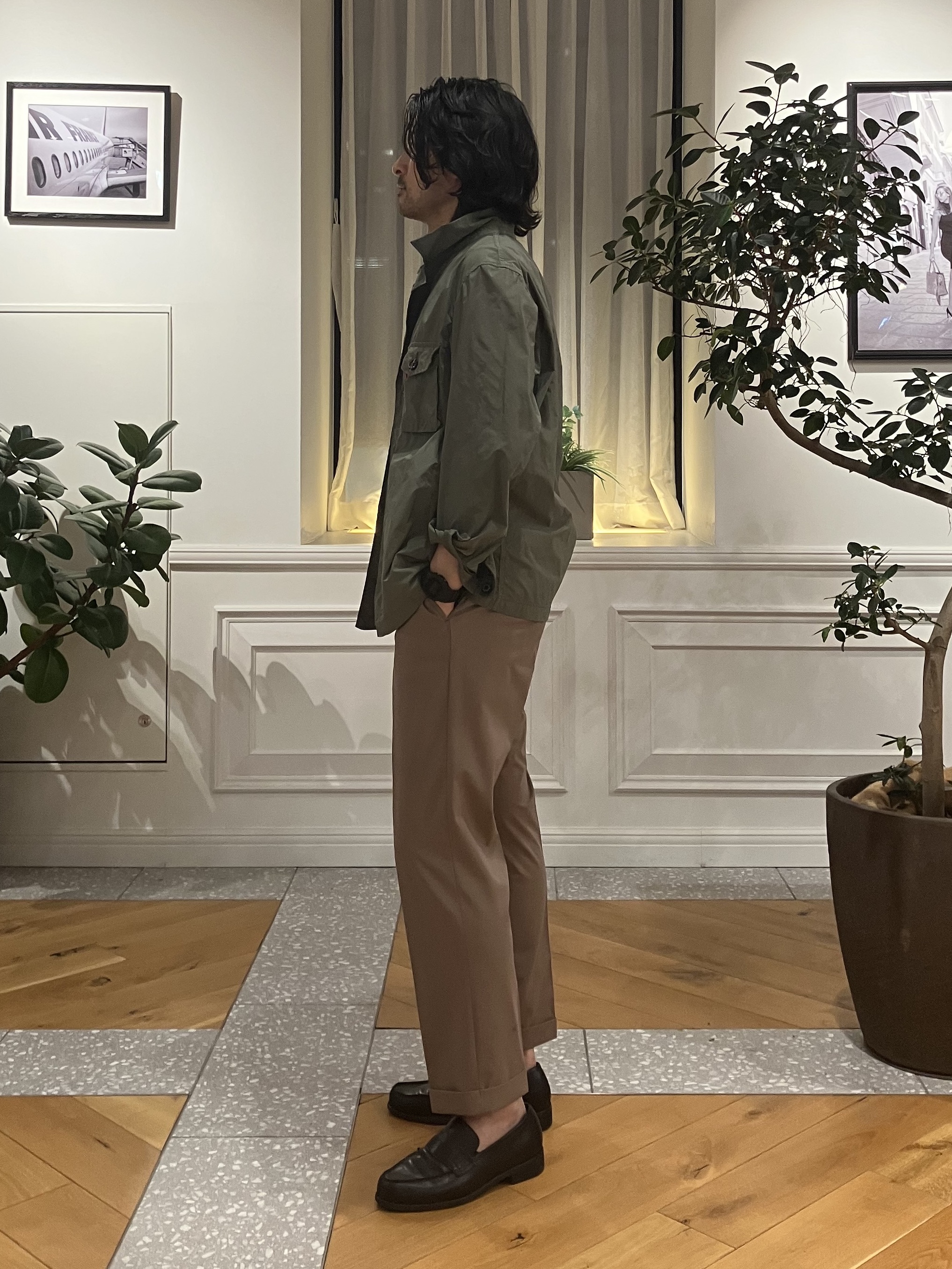 junyaさんの「DRESSTERIOR｜◆【ウォッシャブル】ガーメントダイ M65フィールドジャケット」を使ったコーディネート