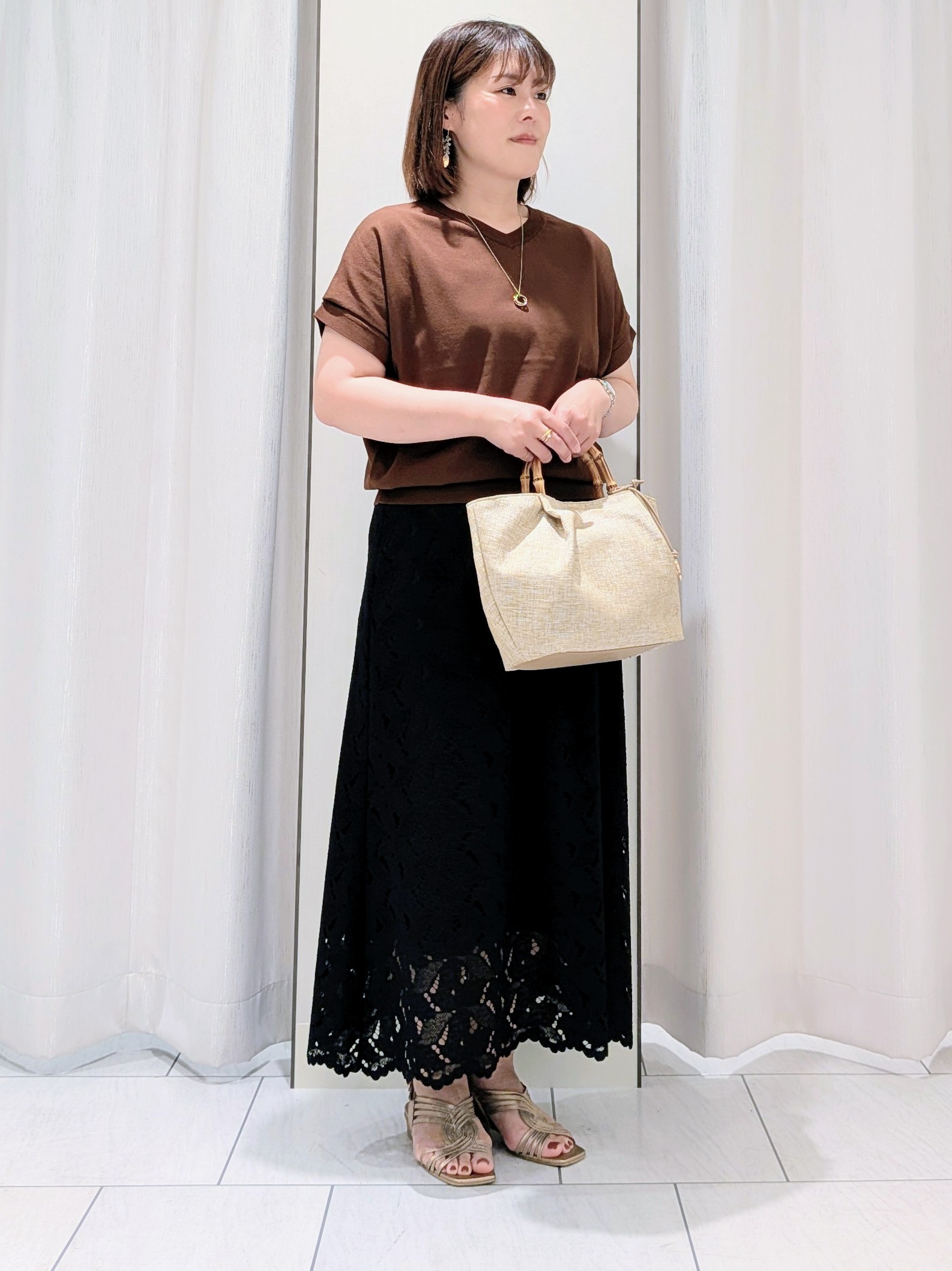 Onumaさんの「UNTITLED｜【肌に張りつきにくい/前後2WAY】ドライタッチコットンプルオーバー」を使ったコーディネート