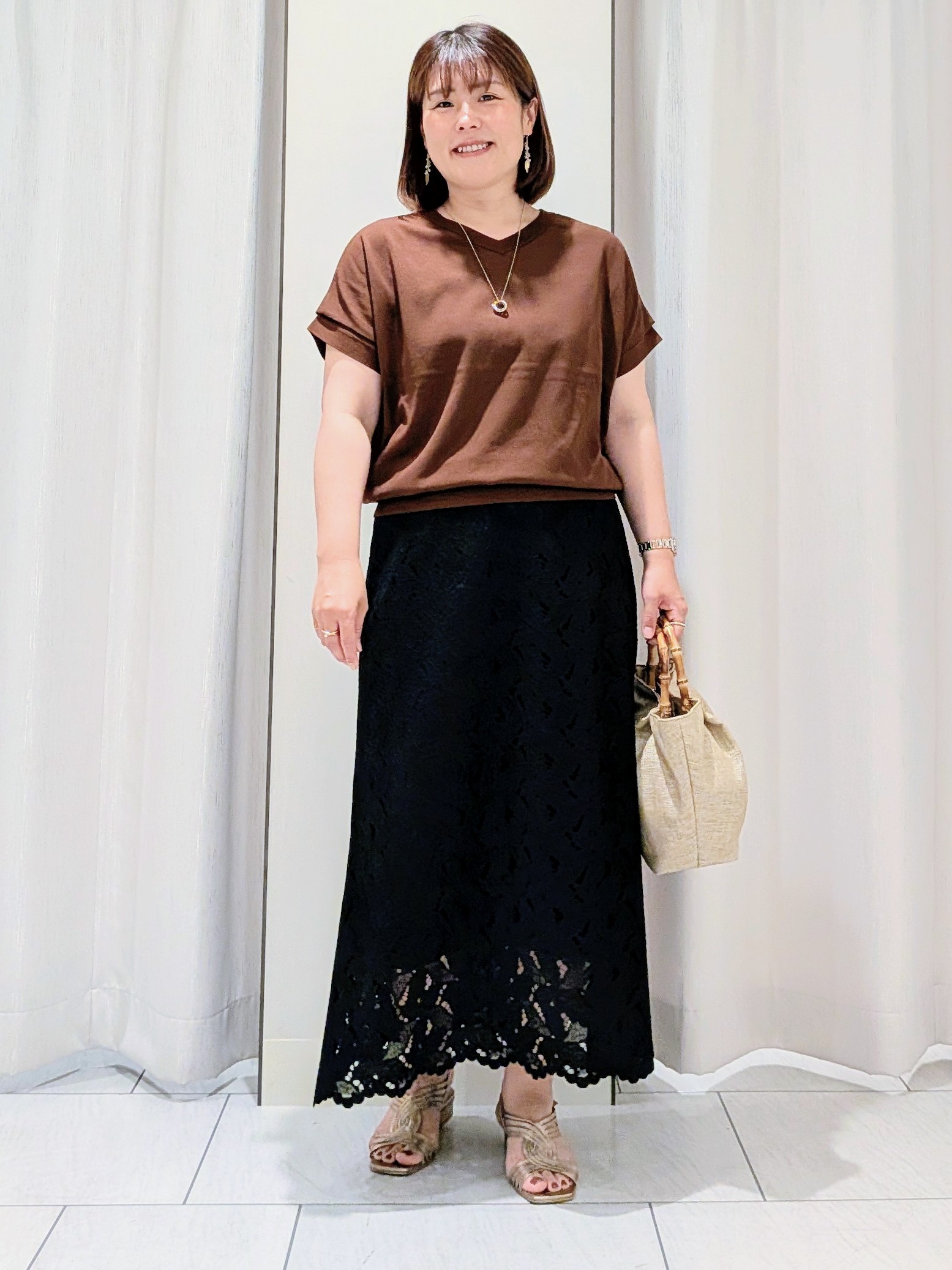 Onumaさんの「UNTITLED｜【肌に張りつきにくい/前後2WAY】ドライタッチコットンプルオーバー」を使ったコーディネート