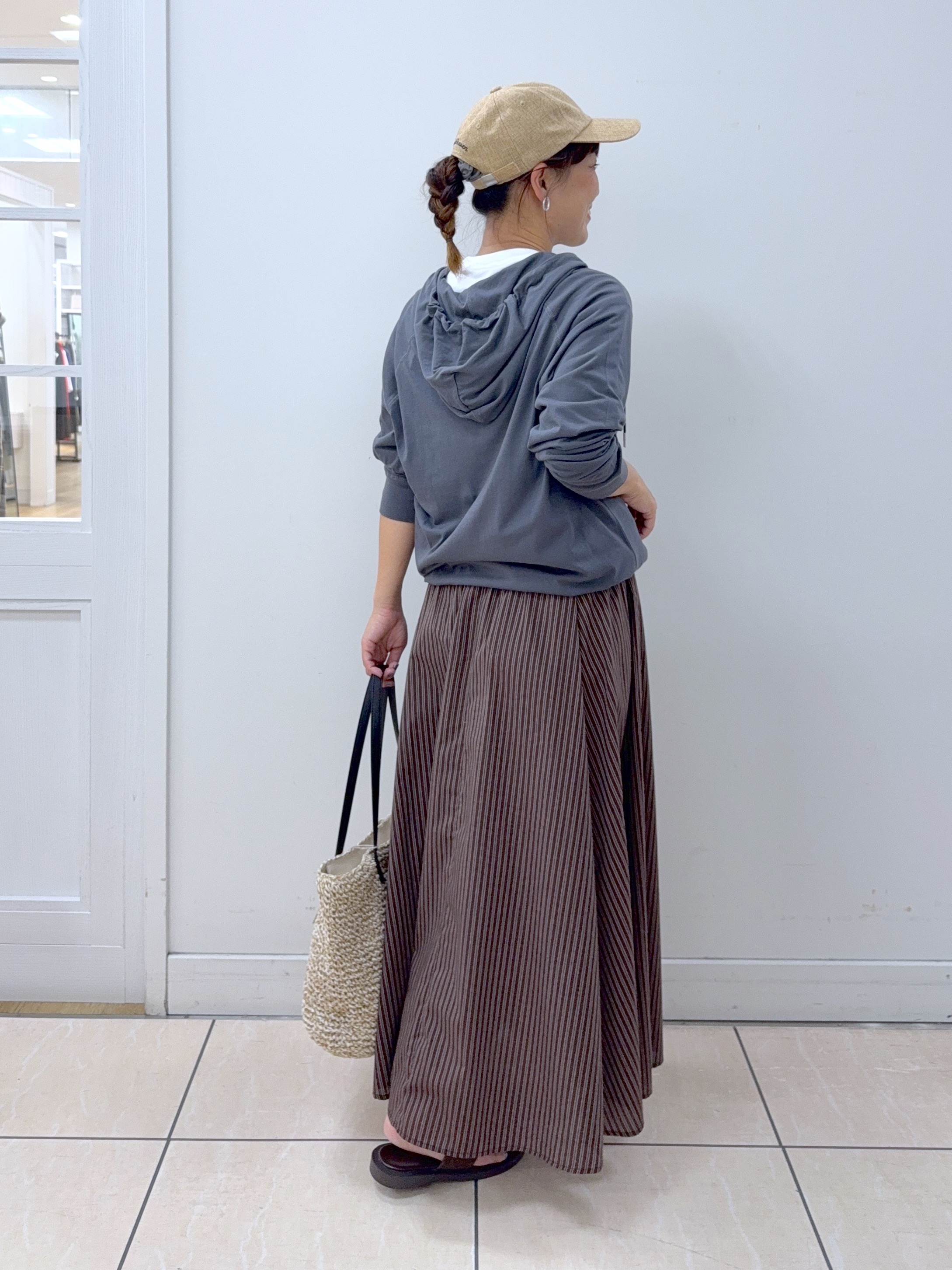 Osawaさんの「Dessin｜麻調キャップ」を使ったコーディネート