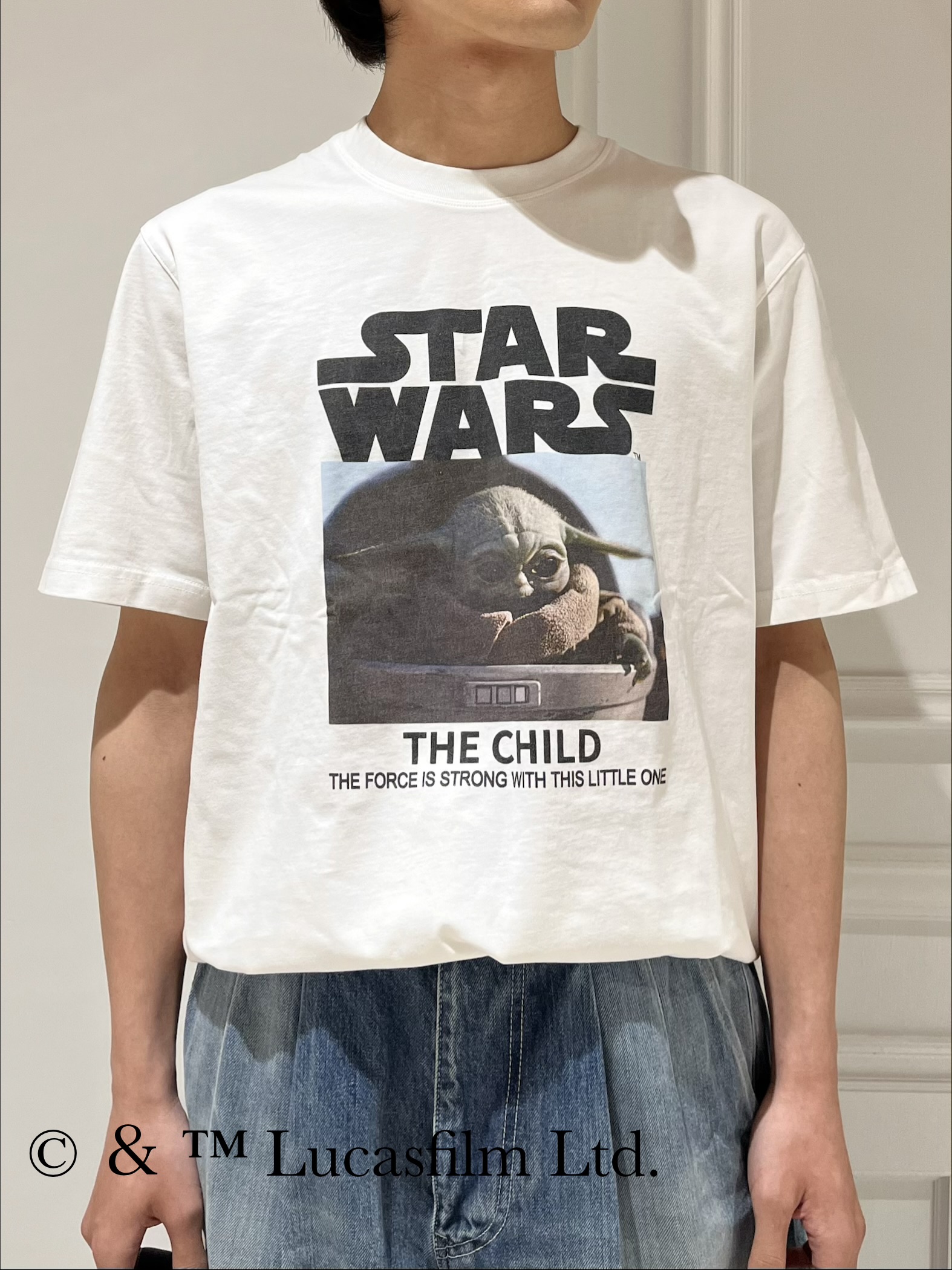 Watanabeさんの「DRESSTERIOR｜【再入荷/接触冷感】STAR WARS カプセルグローグTシャツ」を使ったコーディネート