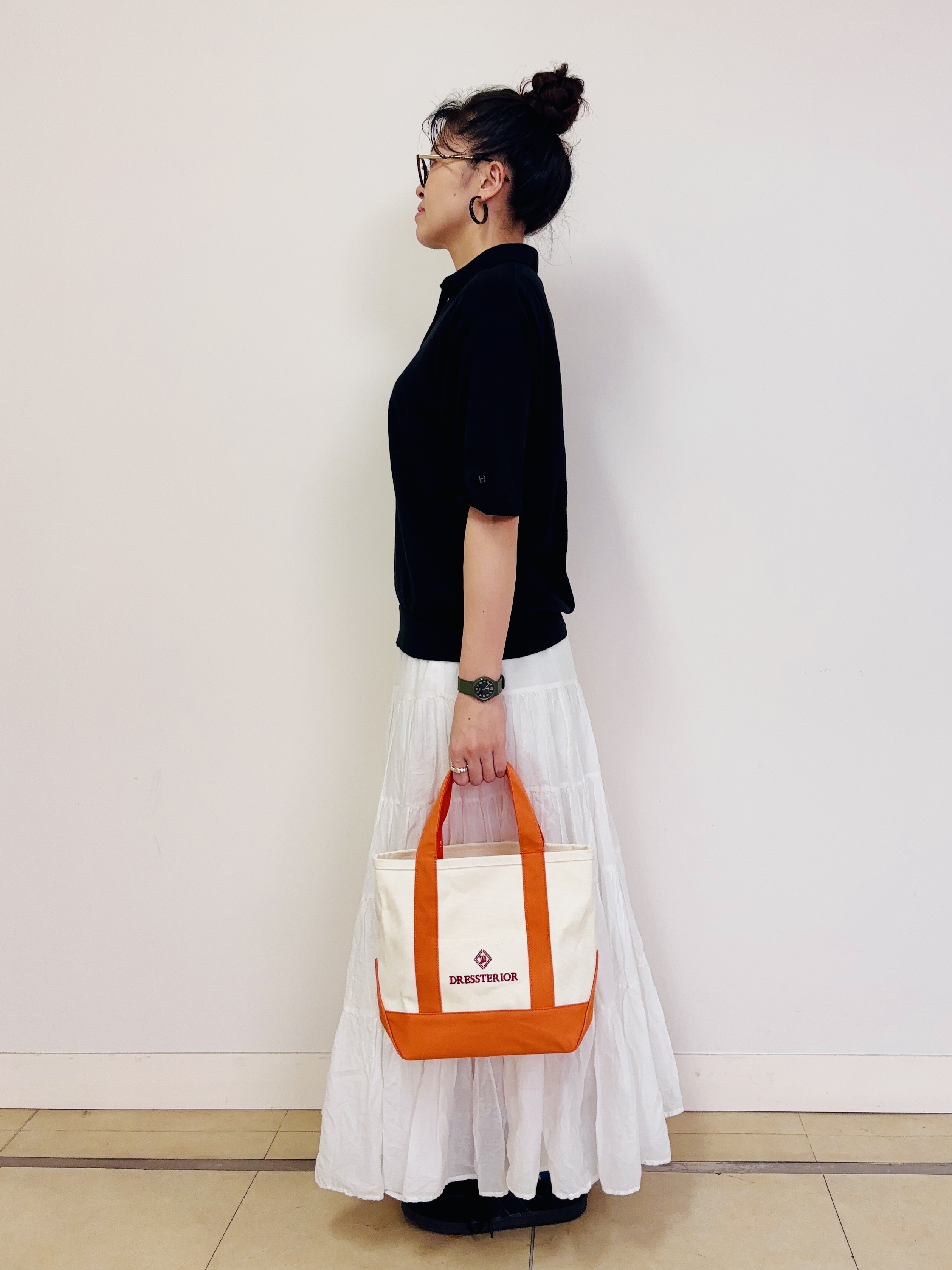 Harukaさんの「DRESSTERIOR｜【干場義雅&times;DRESSTERIOR/再入荷】ウォッシャブル ニットポロシャツ」を使ったコーディネート
