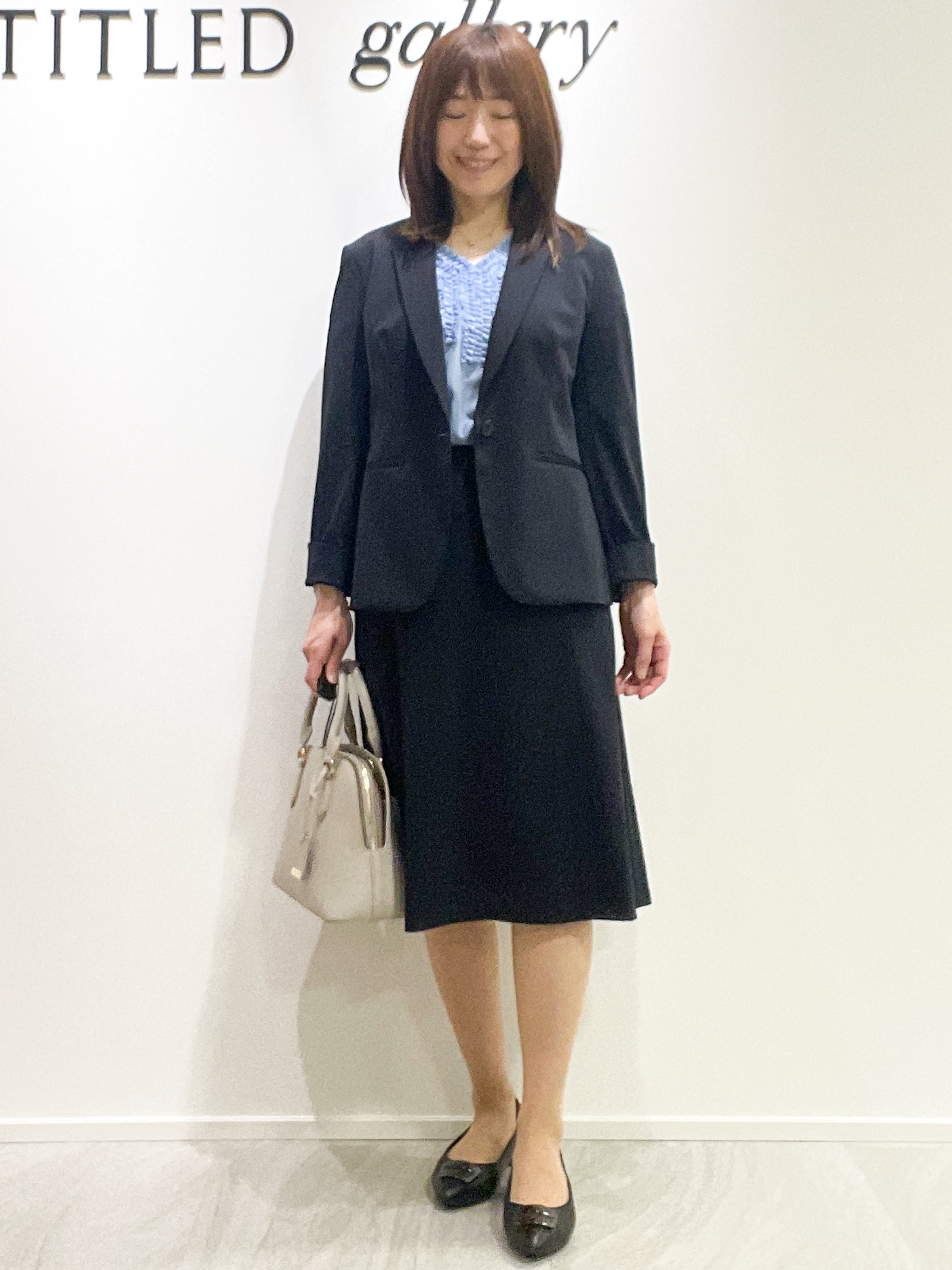 めいさんの「UNTITLED｜【UV/接触冷感/スーツ】ジャージテーラードジャケット」を使ったコーディネート