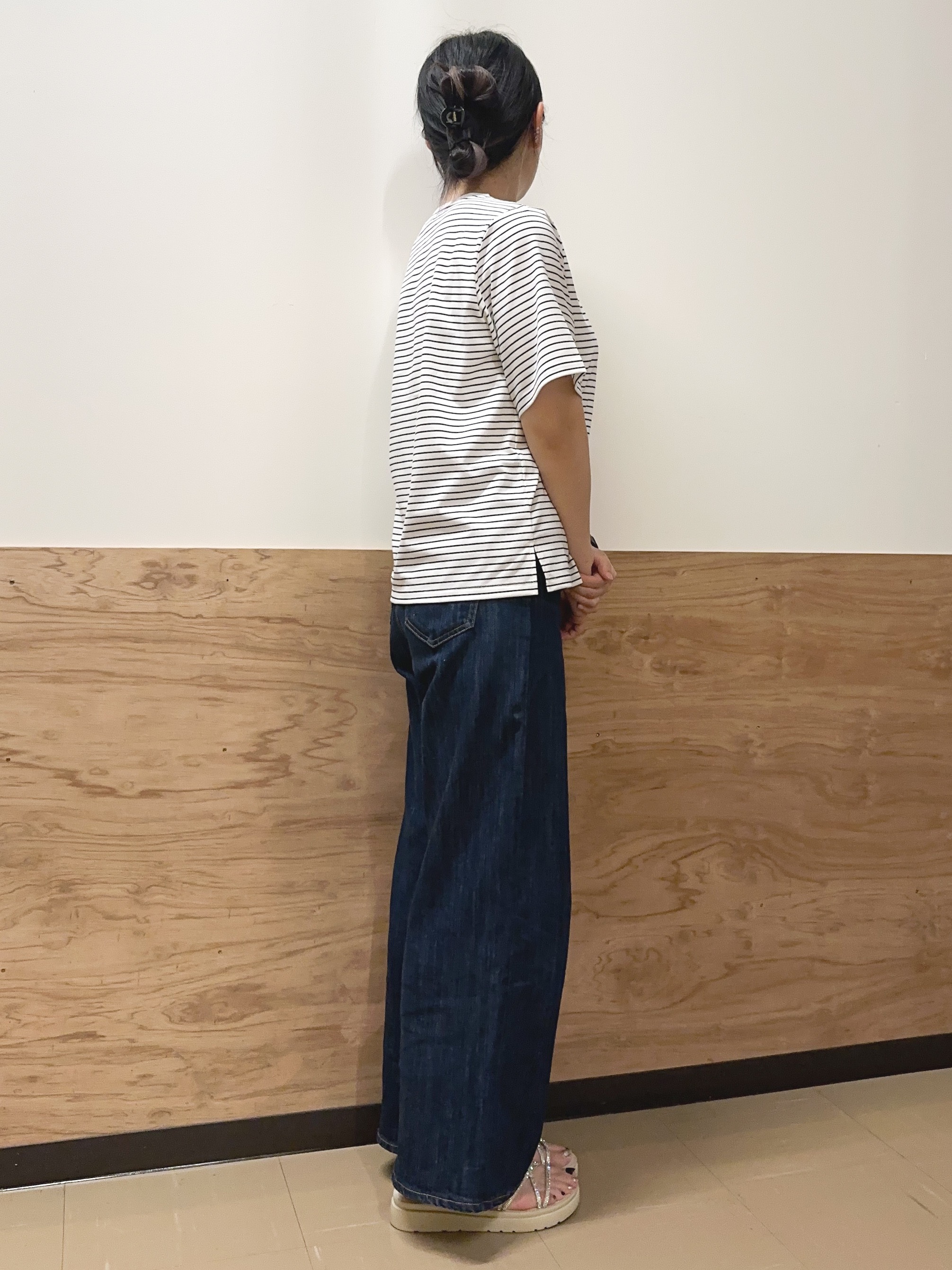 すーさんの「grove｜【吸水速乾・UVカット・マシンウォッシャブル】ベーシックMIXロゴプリントT」を使ったコーディネート