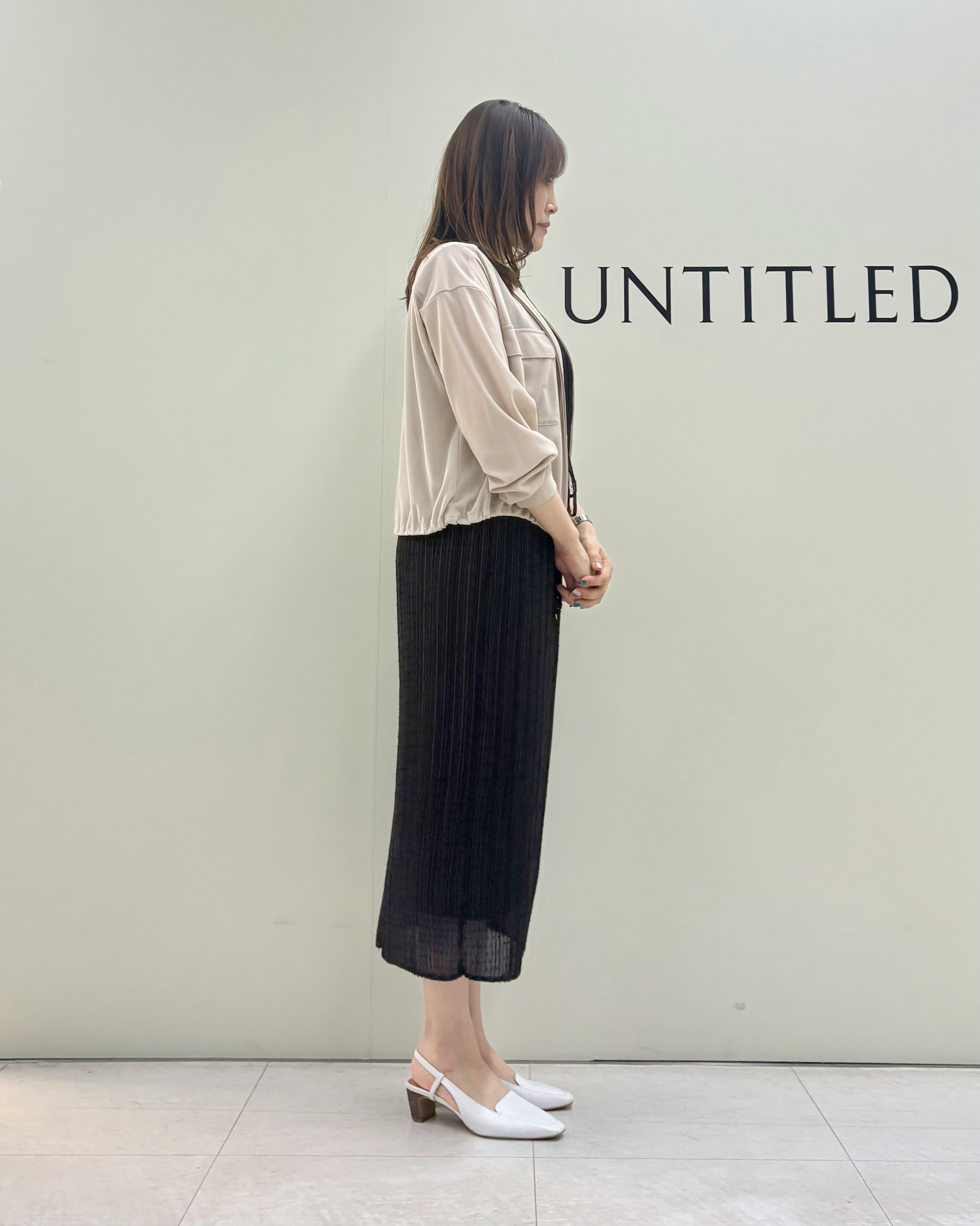 Sakaiさんの「UNTITLED｜◆【古畑星夏さん着用/洗える】シアーブルゾン」を使ったコーディネート