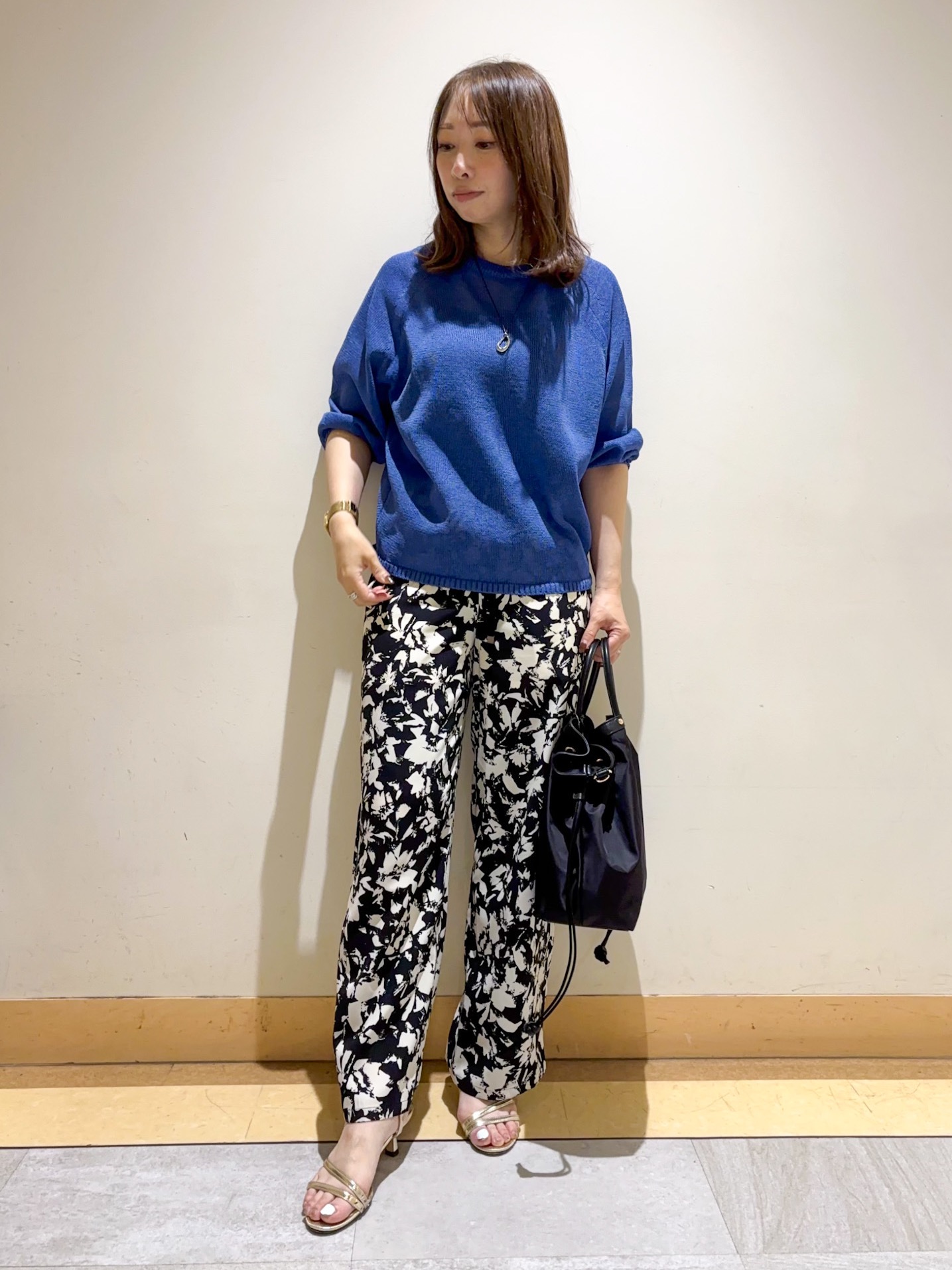 sattoさんの「UNTITLED｜【洗える/ゆったり】クルーネックドライニット」を使ったコーディネート