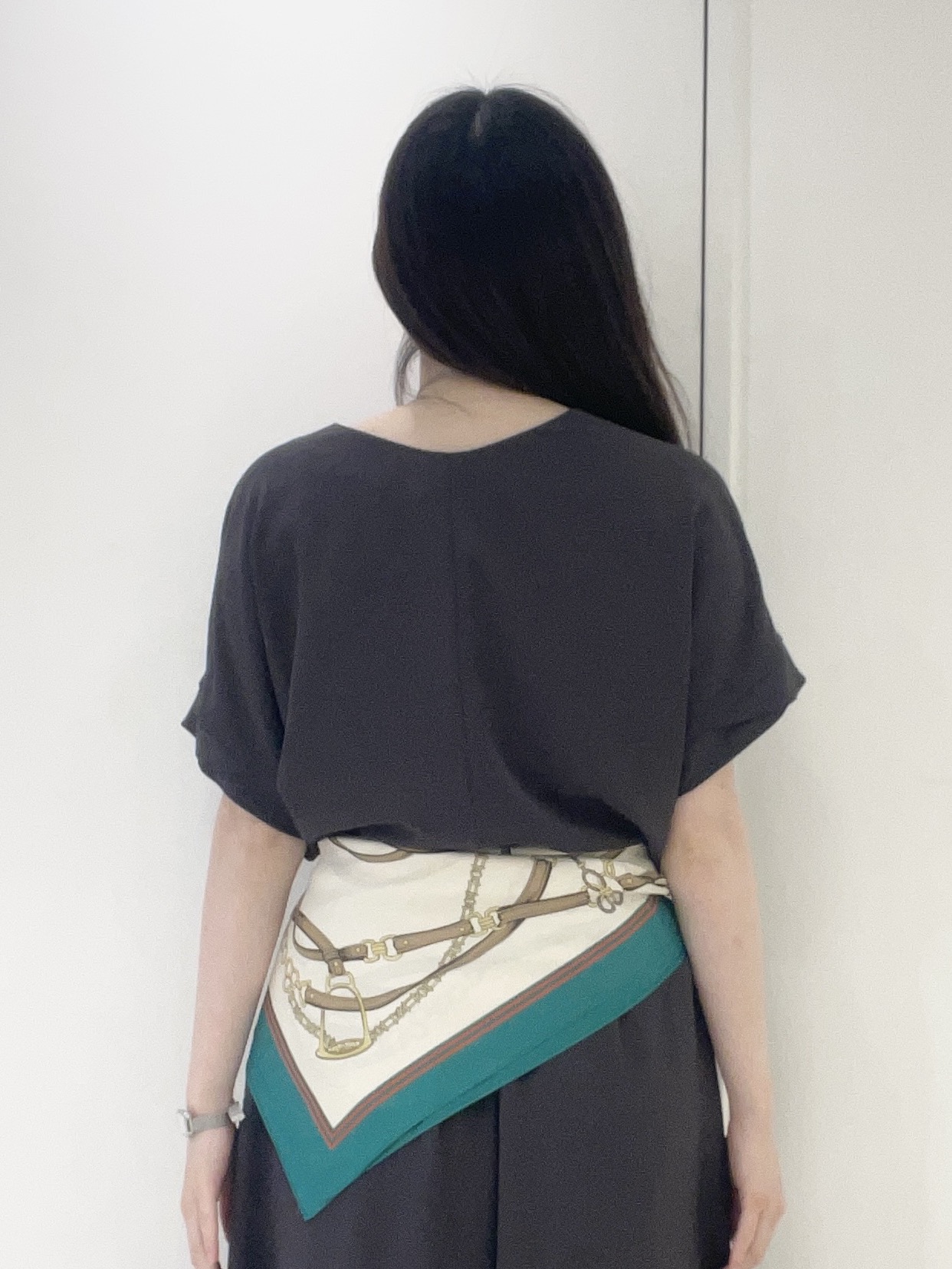 moeさんの「UNTITLED｜【セットアップ可/UVカット/前後2WAY】リラクシーフレンチスリーブブラウス」を使ったコーディネート