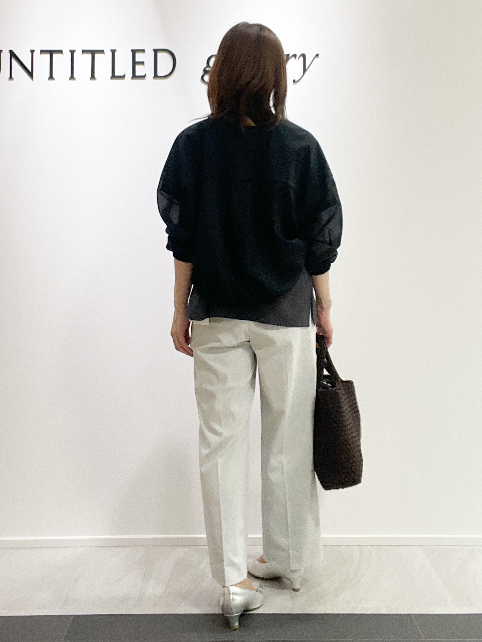 めいさんの「UNTITLED｜【秋羽織り/ジップ】トリコットシアーブラウス」を使ったコーディネート