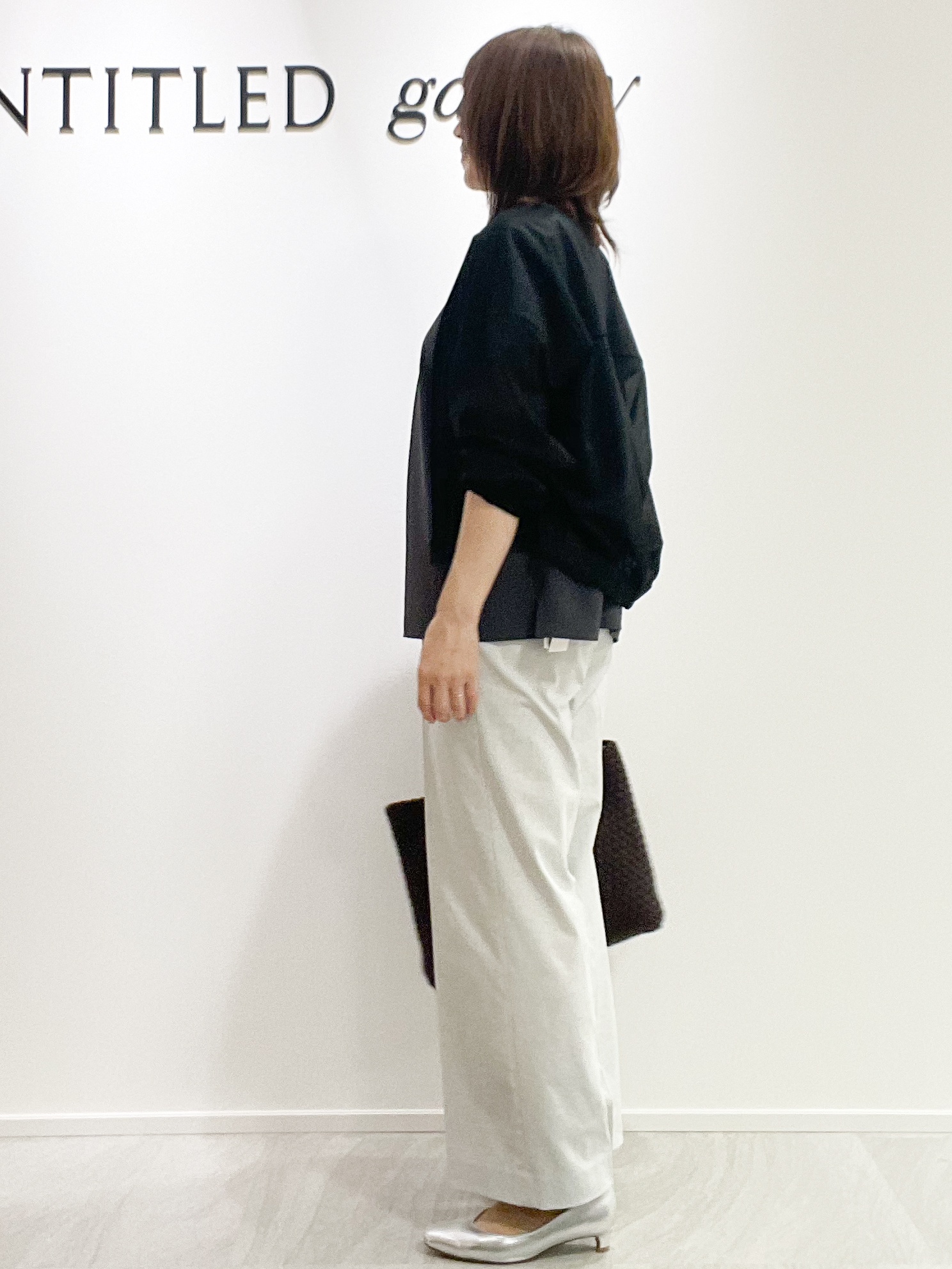 めいさんの「UNTITLED｜【秋羽織り/ジップ】トリコットシアーブラウス」を使ったコーディネート