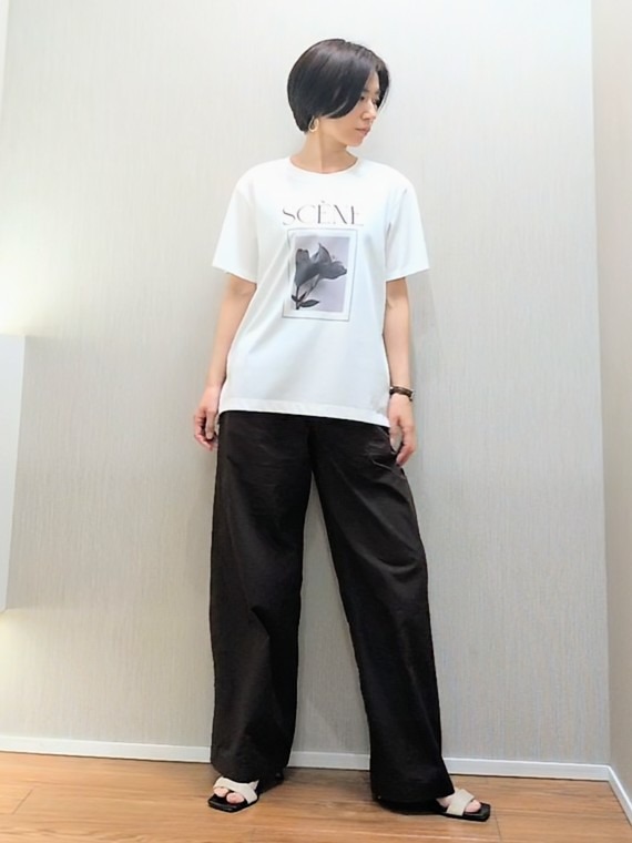 ミズタさんの「UNTITLED｜【接触冷感】ドライタッチシャツ」を使ったコーディネート