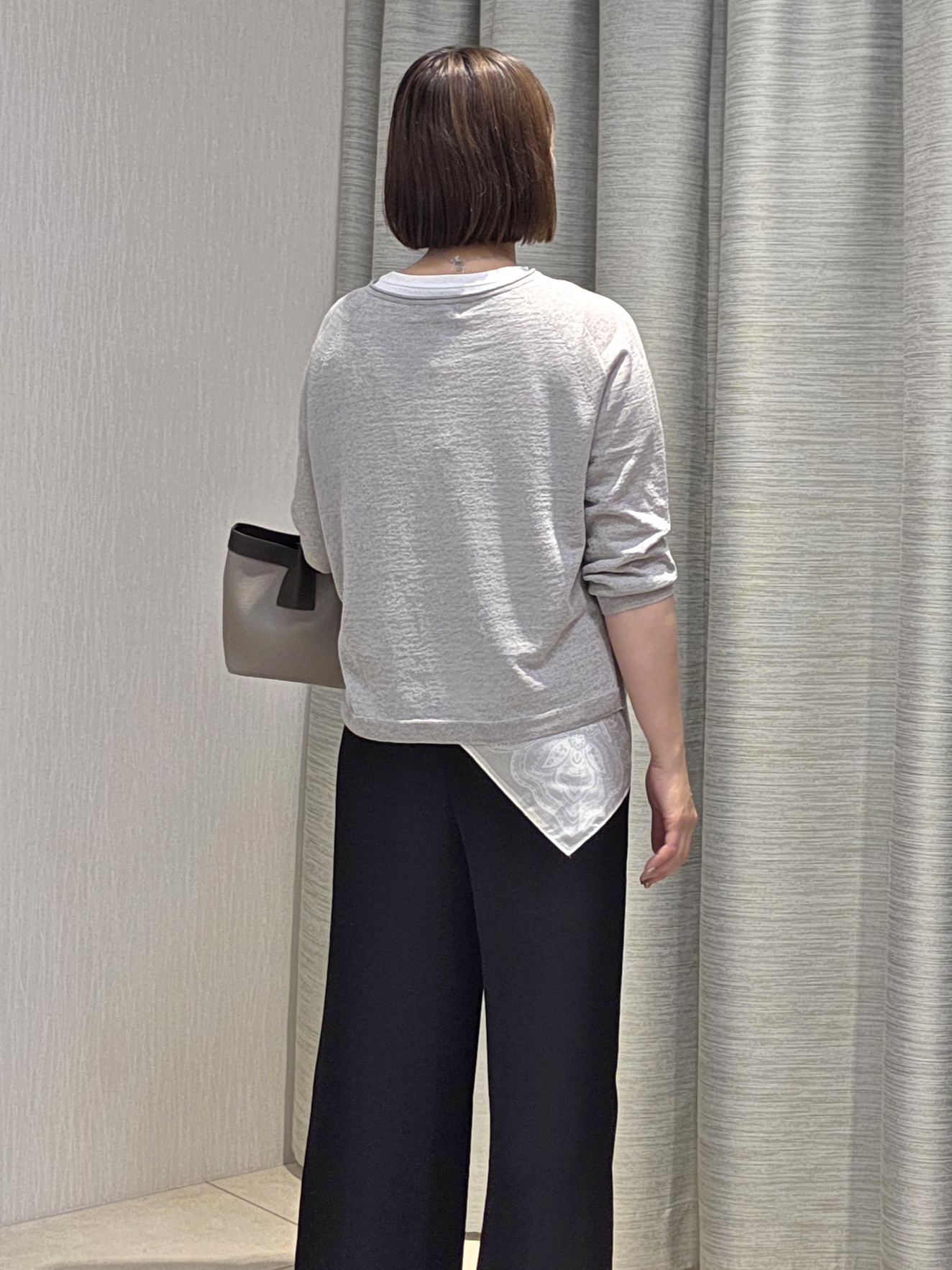 naokoさんの「UNTITLED｜【ゆったり/リラクシー】リネンボートネックプルオーバー」を使ったコーディネート