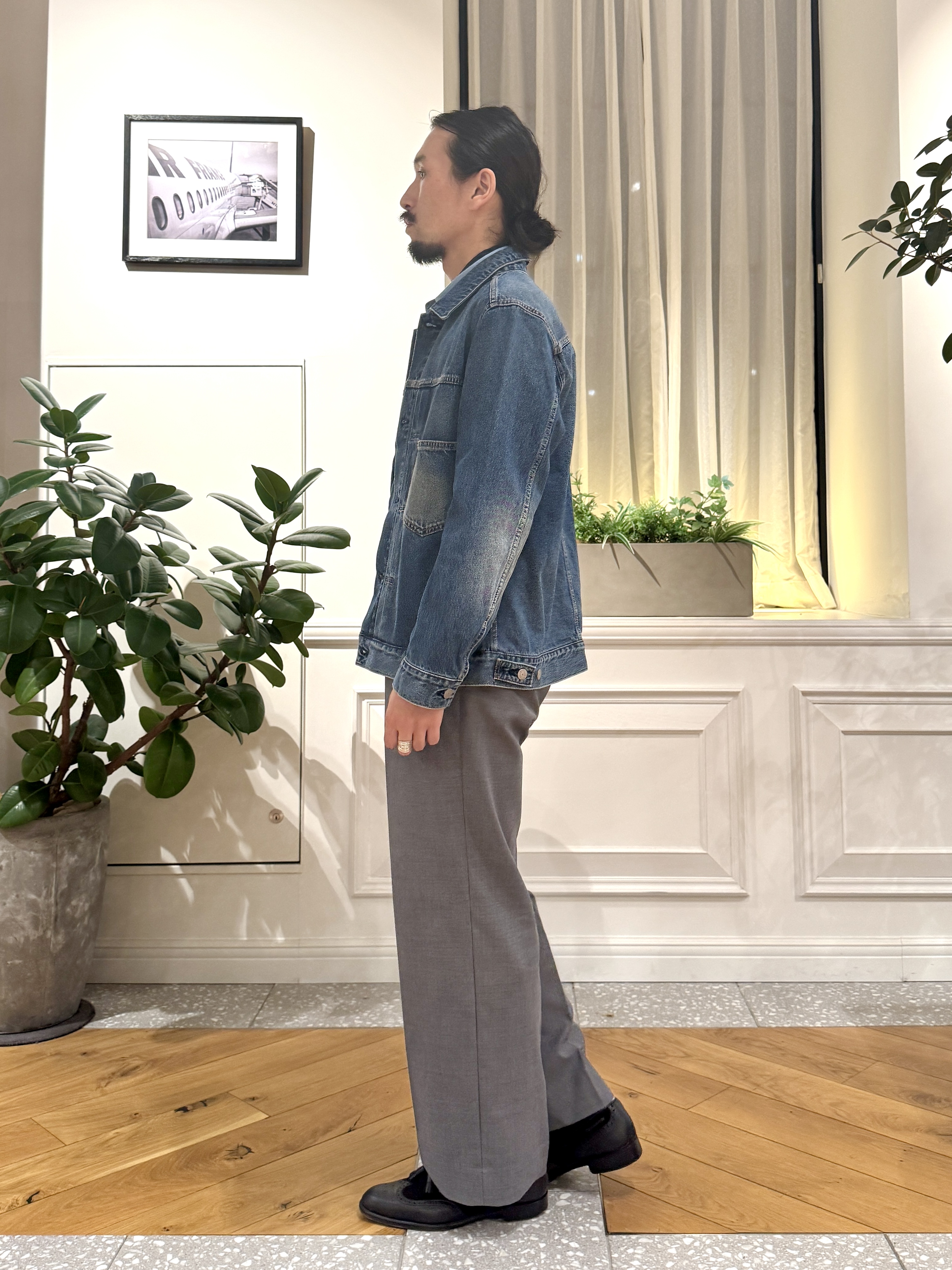 kawarataniさんの「DRESSTERIOR｜◆ファーストモデル ユーズドデニムGジャン」を使ったコーディネート