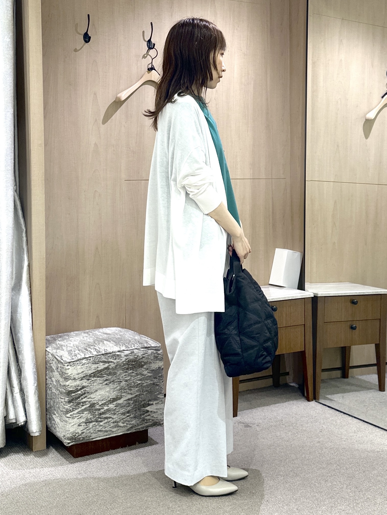 Miwaさんの「UNTITLED｜コットンリネンカーディガン」を使ったコーディネート
