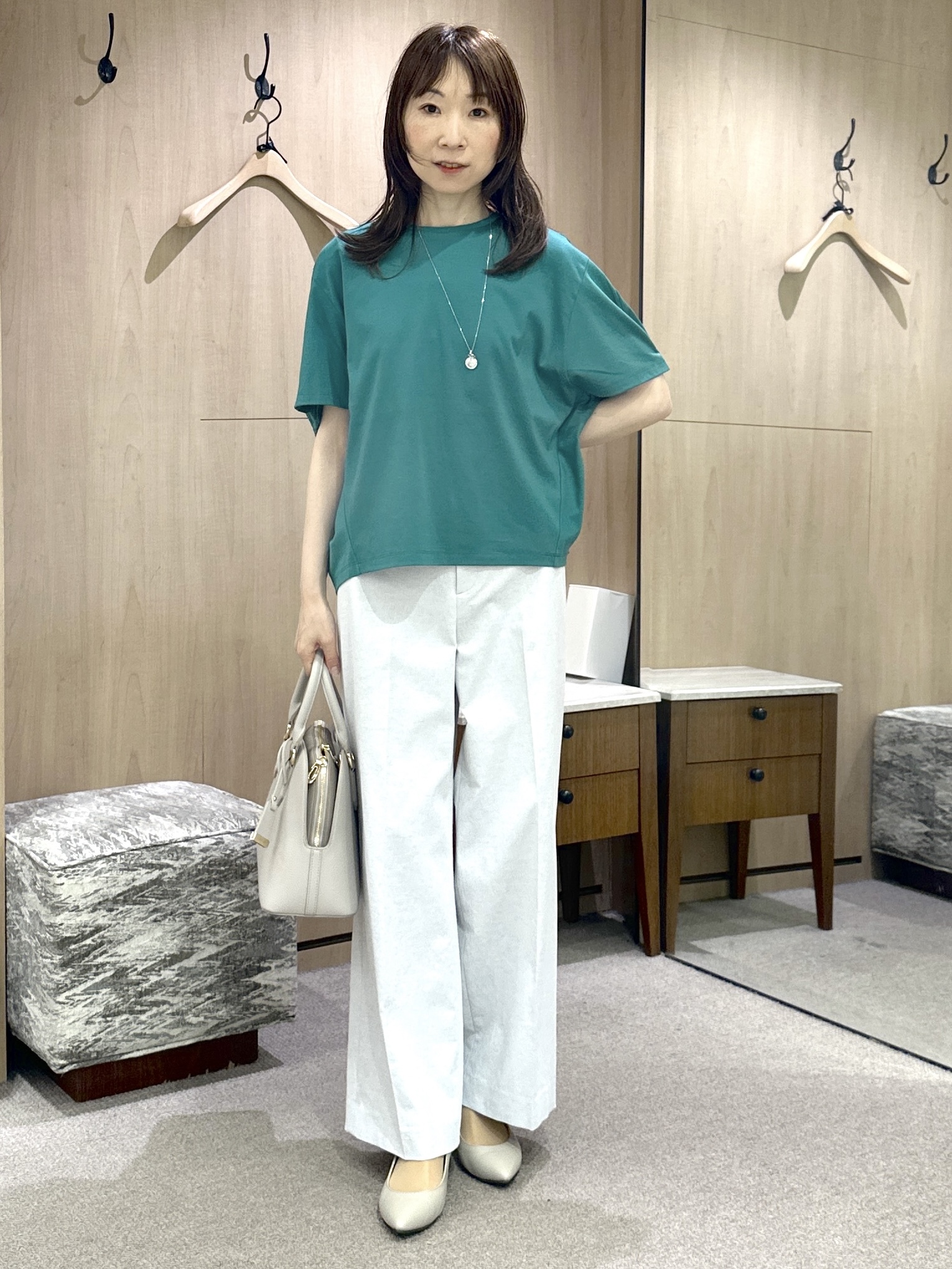 Miwaさんの「UNTITLED｜コットンリネンカーディガン」を使ったコーディネート