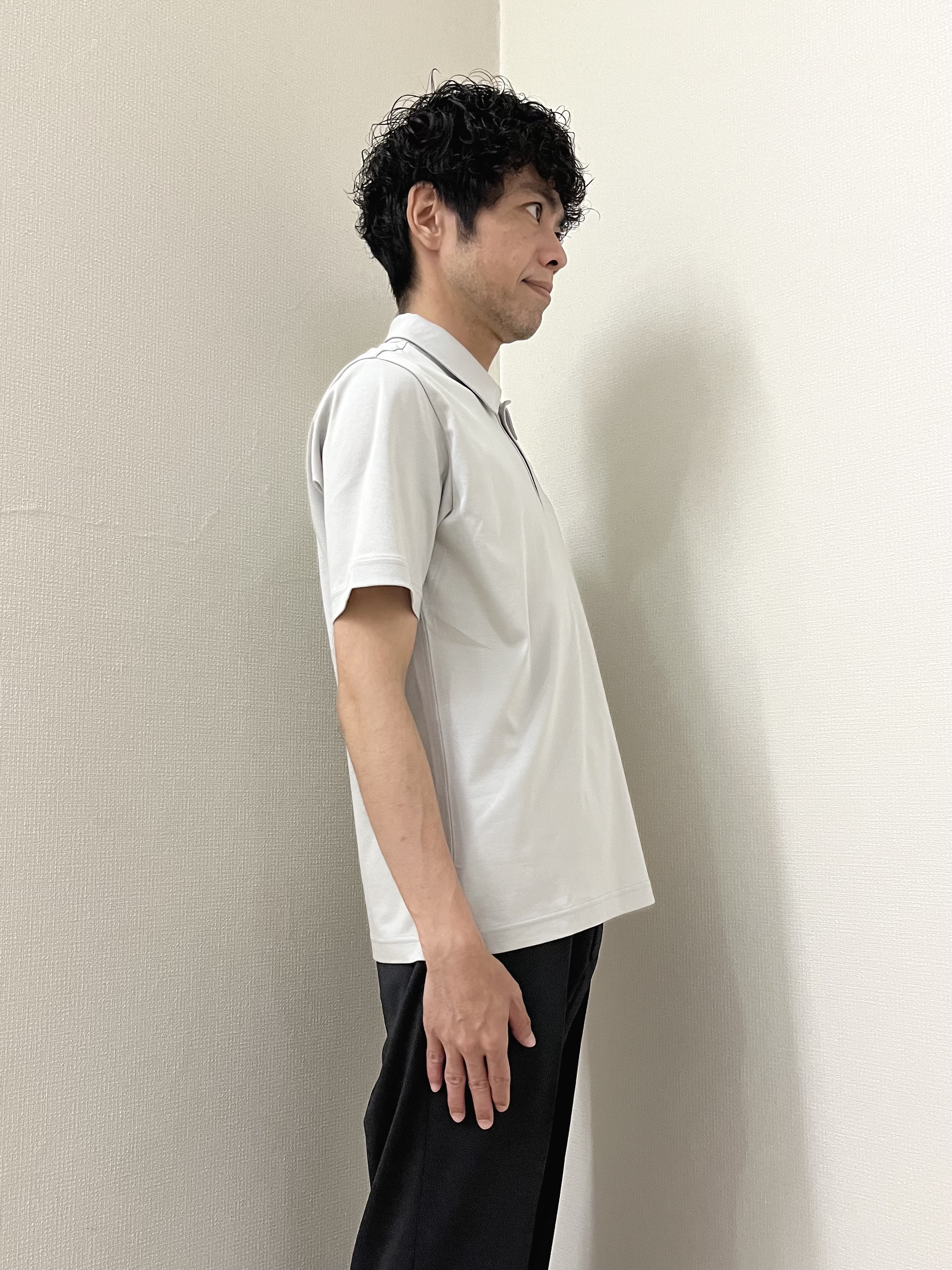URAさんの「TAKEO KIKUCHI｜【BOWLER HAT LABEL】ピンヘッドジャージ ジャケット」を使ったコーディネート