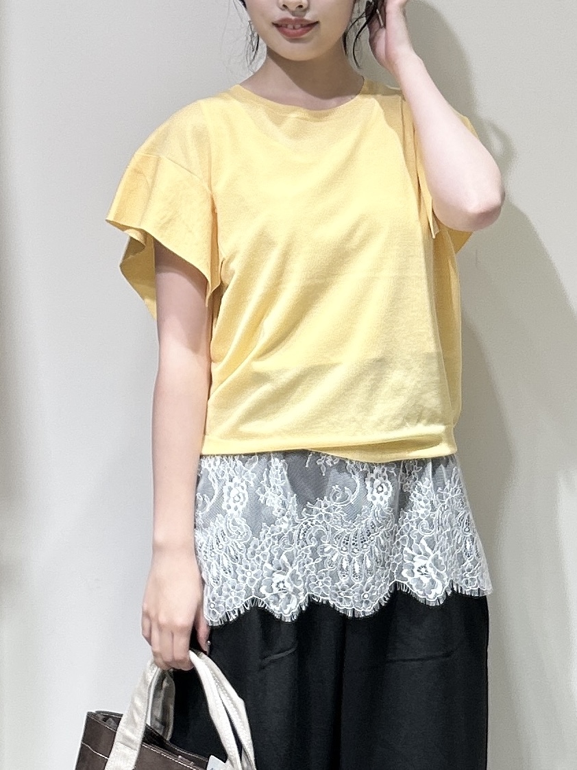 中さんの「OPAQUE.CLIP｜『STORY Web7月掲載』ドライタッチラメニット《UV／洗える／6col》」を使ったコーディネート