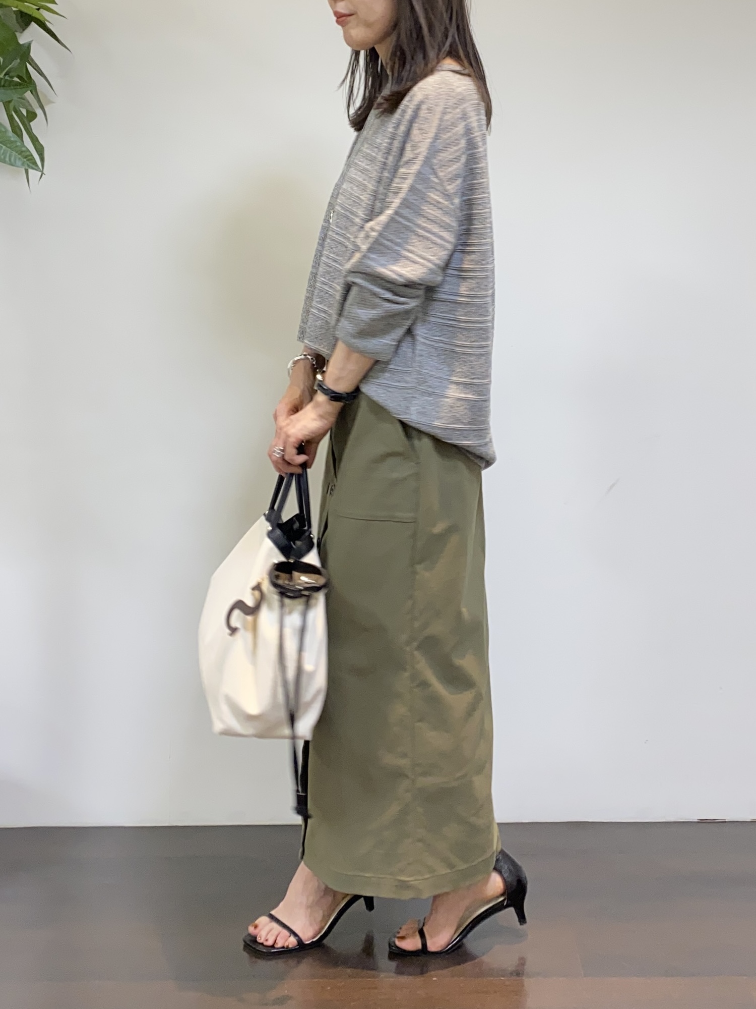 tomoさんの「UNTITLED｜◆【洗える】シアーブルゾン」を使ったコーディネート