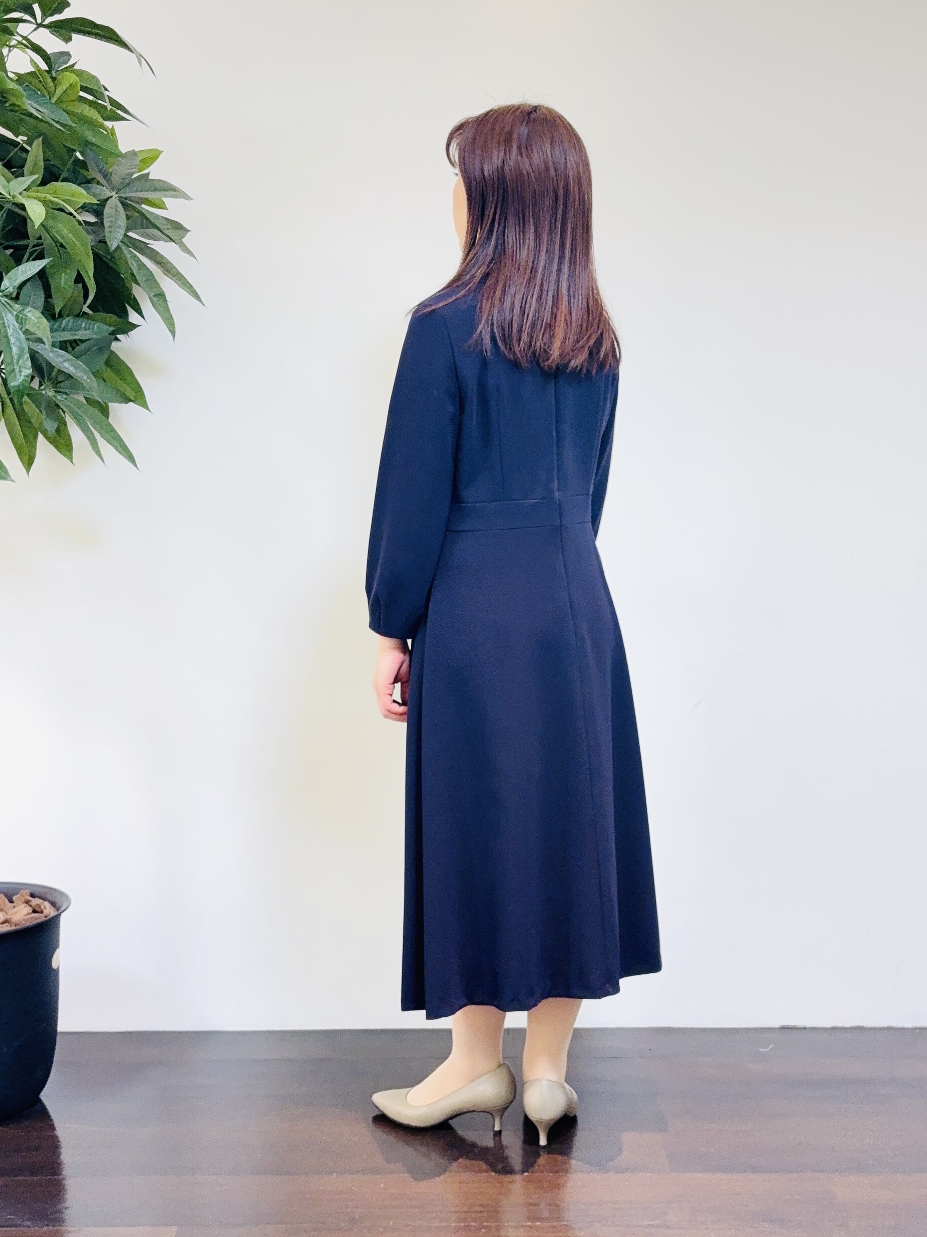 CHISATOさんの「UNTITLED｜【洗える/フォーマル】フレアワンピース」を使ったコーディネート