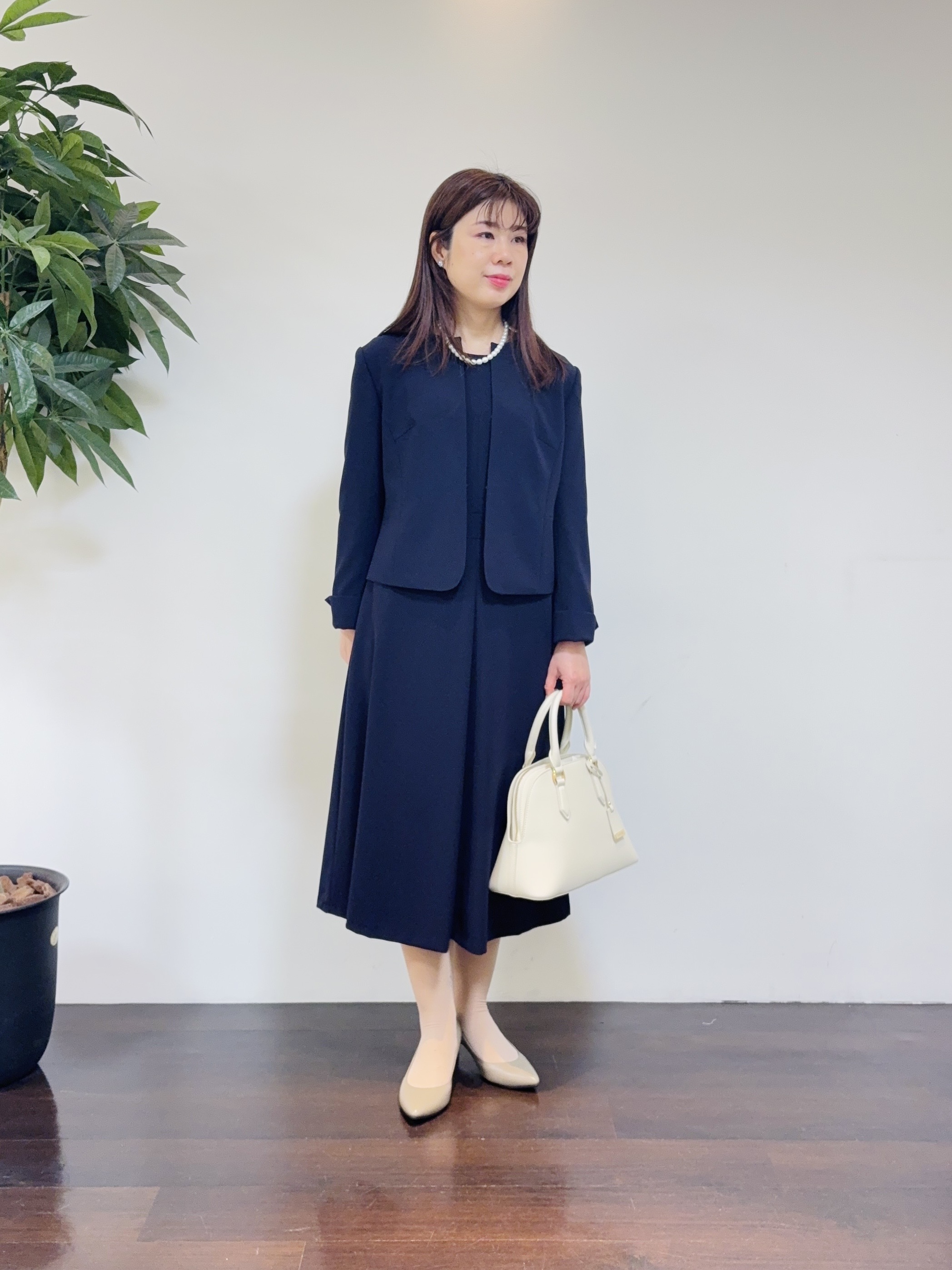 CHISATOさんの「UNTITLED｜【洗える/フォーマル】フレアワンピース」を使ったコーディネート