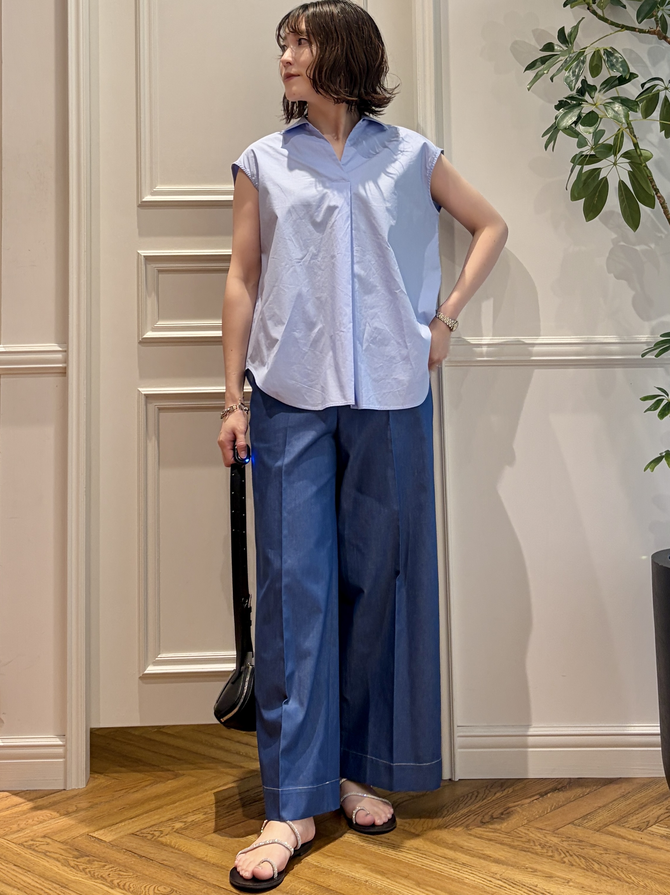 nakaoさんの「DRESSTERIOR｜◆ADD CULUMN（アドカラム） FIGRE BODY BAG S クロスボディ」を使ったコーディネート