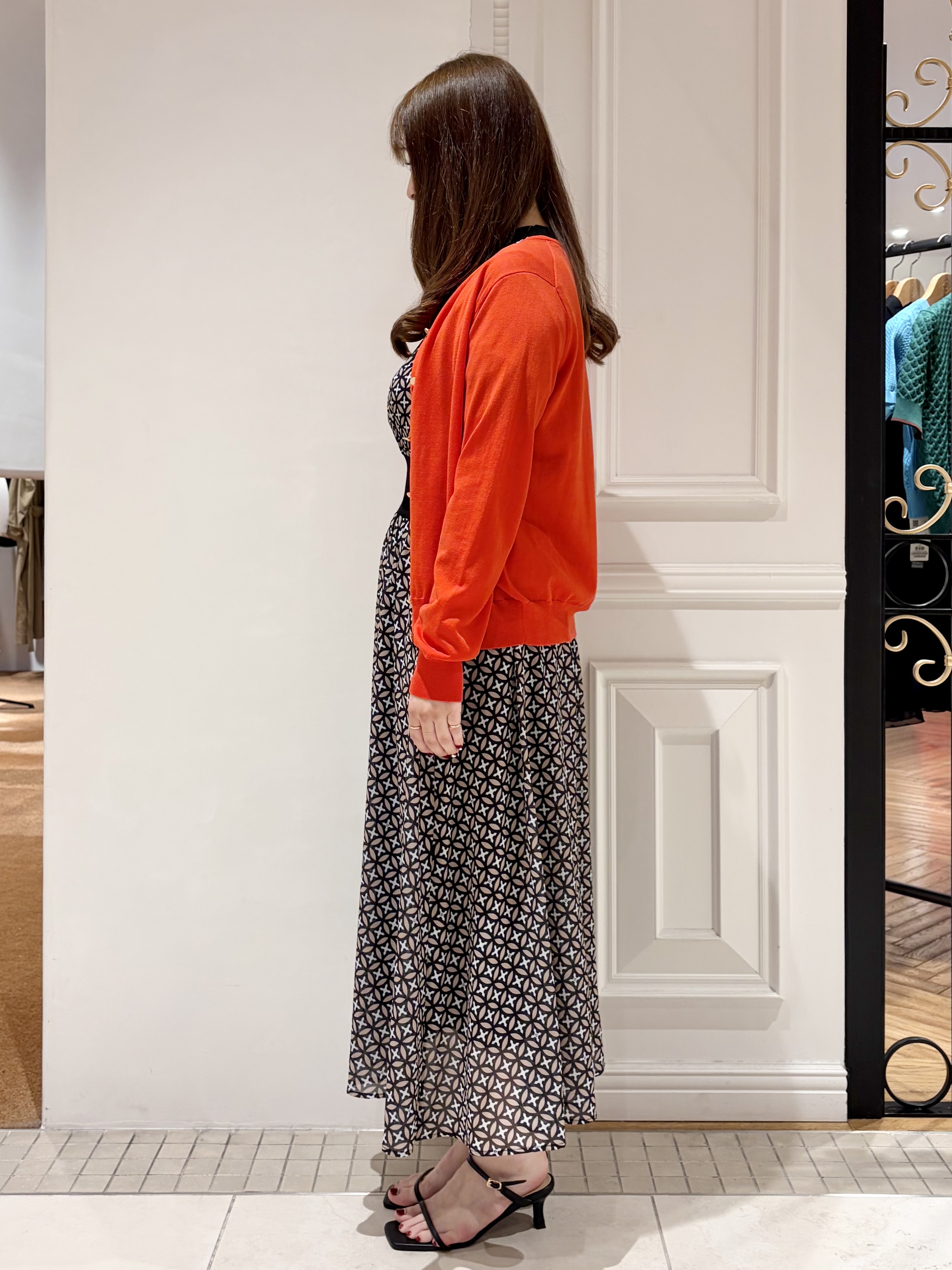 minowaさんの「DRESSTERIOR｜◆【再入荷/otonaMUSE5月号掲載/ウォッシャブル】オーバーラップサークル シアードレス」を使ったコーディネート