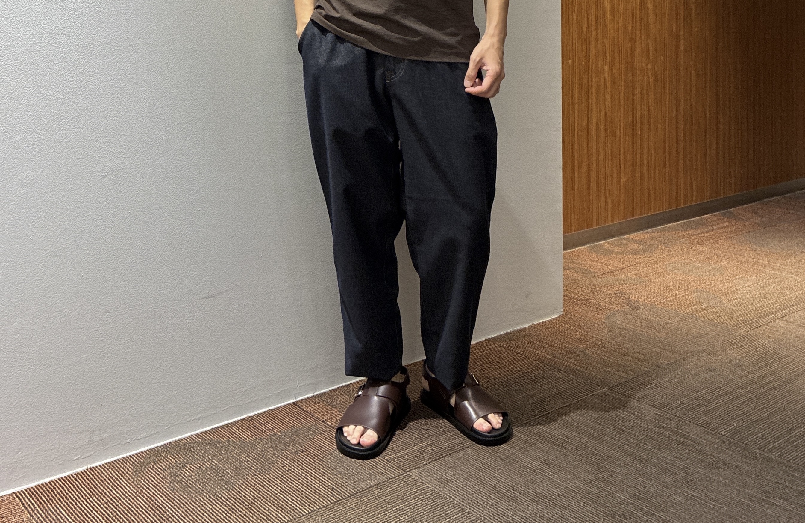 わいずみさんの「TAKEO KIKUCHI｜播州織り 千鳥 半袖シャツ」を使ったコーディネート
