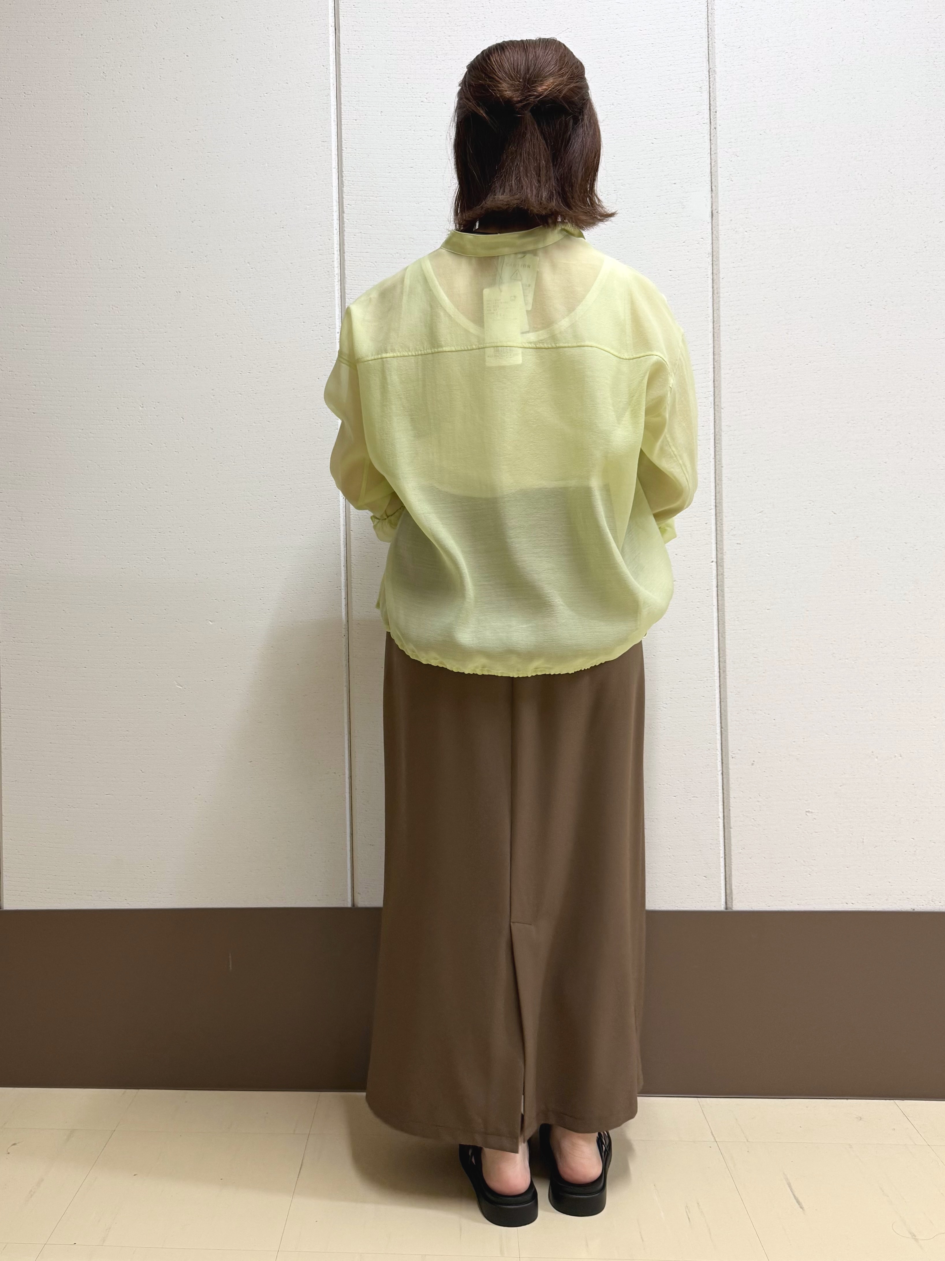 Rikoさんの「INDIVI｜【洗える／前後2WAY】インナータンクトップ」を使ったコーディネート