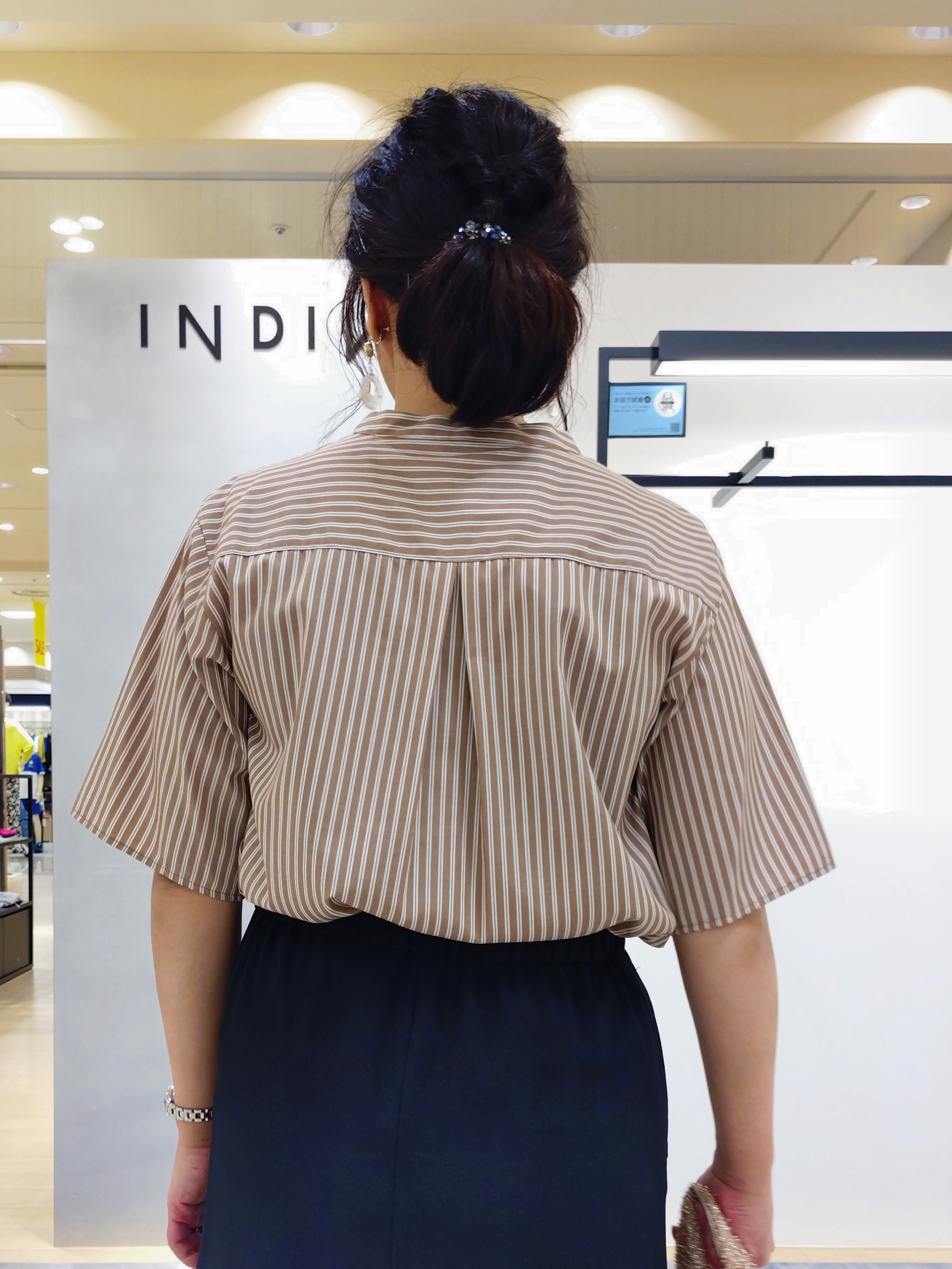TOMOMIさんの「INDIVI｜【着る日傘】Iラインドロストスカート」を使ったコーディネート