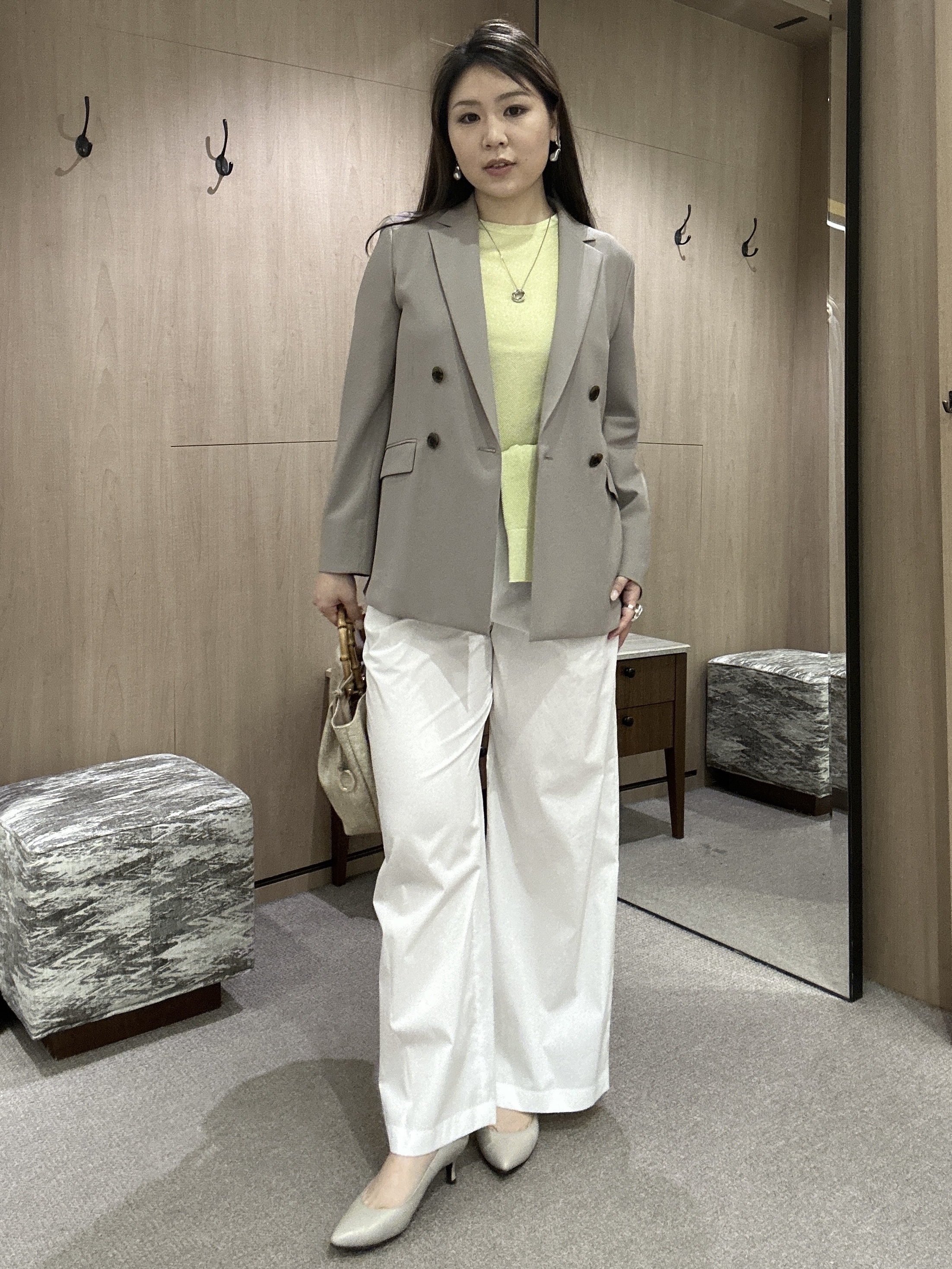YURIさんの「UNTITLED｜【ステンレスチェーン】リングネックレス」を使ったコーディネート