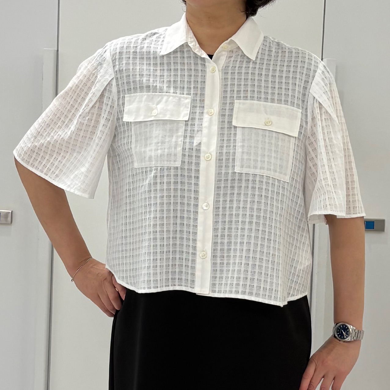 hIさんの「COUP DE CHANCE｜◆【手洗い可／セットアップ可】ノースリーブロングワンピース」を使ったコーディネート