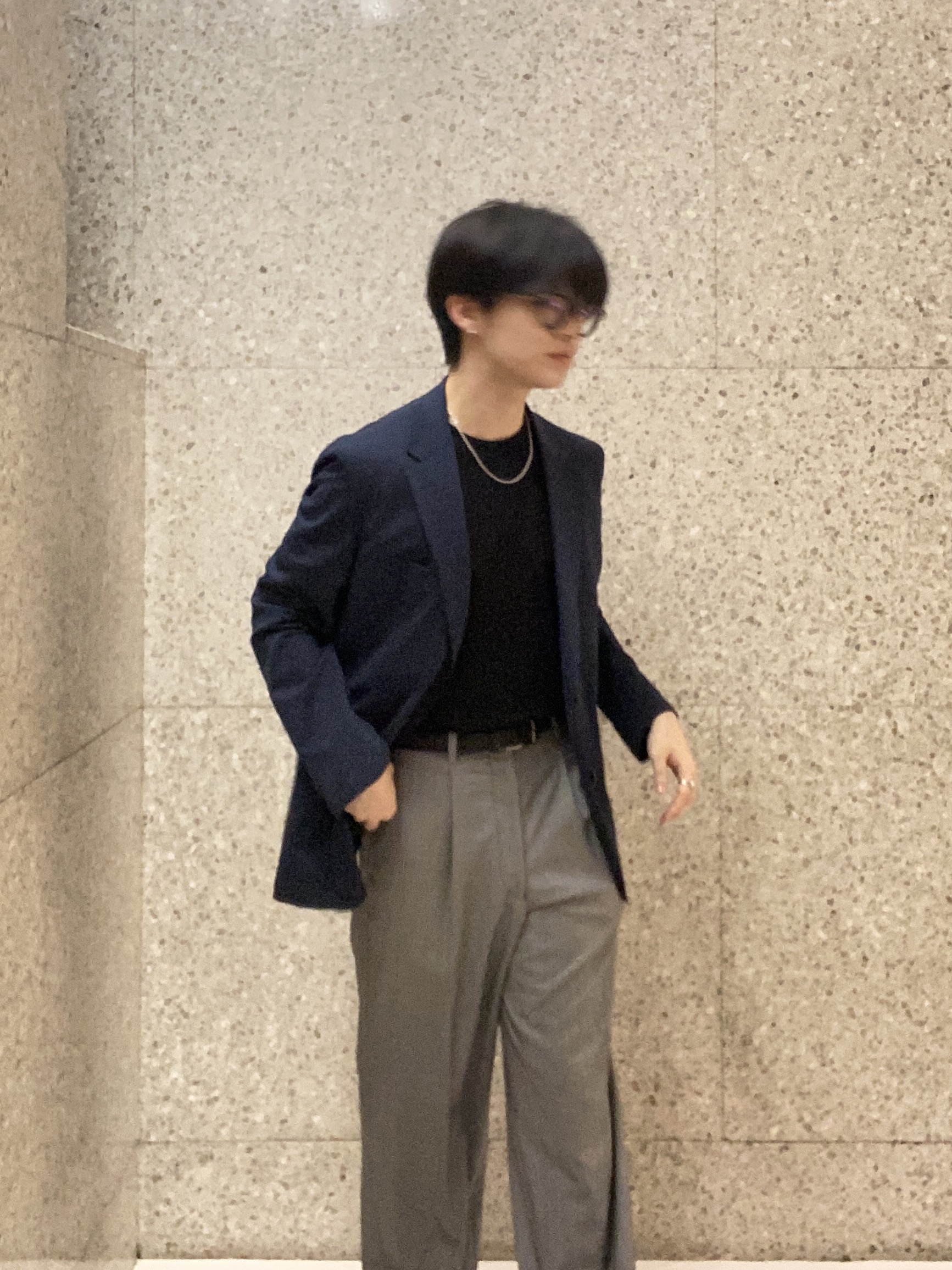 キムラさんの「TAKEO KIKUCHI｜【Begin5月号掲載/通気性】トリコットサッカー ジャケット」を使ったコーディネート