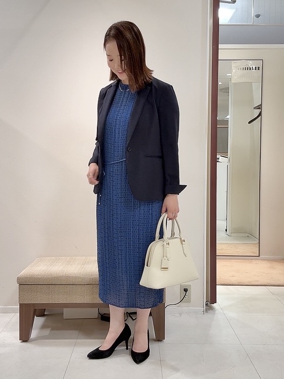 YUIさんの「UNTITLED｜【UV/接触冷感/スーツ】ジャージテーラードジャケット」を使ったコーディネート