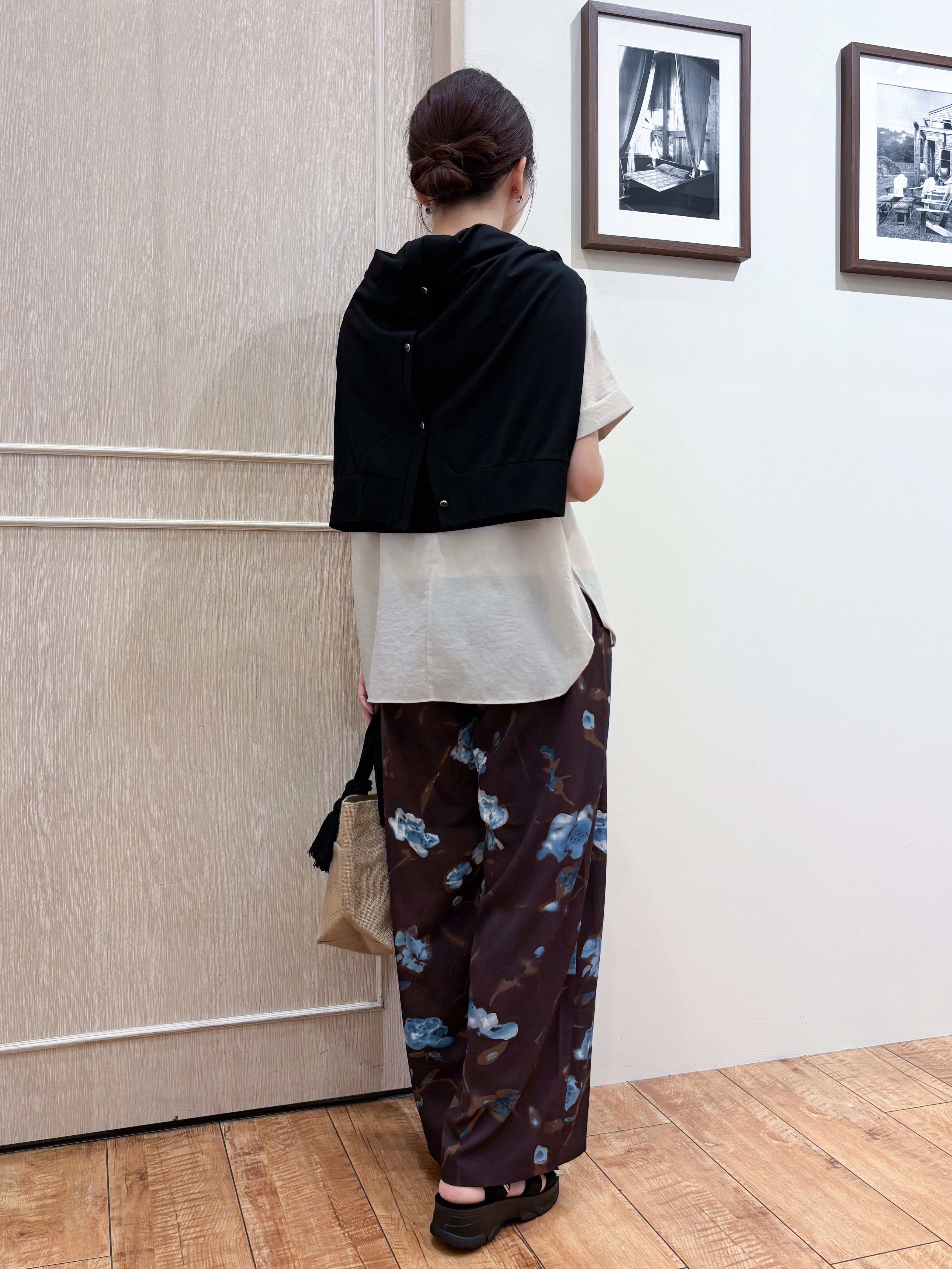 なみさんの「SHOO･LA･RUE｜【UV/S-LL】着ごこちなめらか カノコ編みカーディガン」を使ったコーディネート