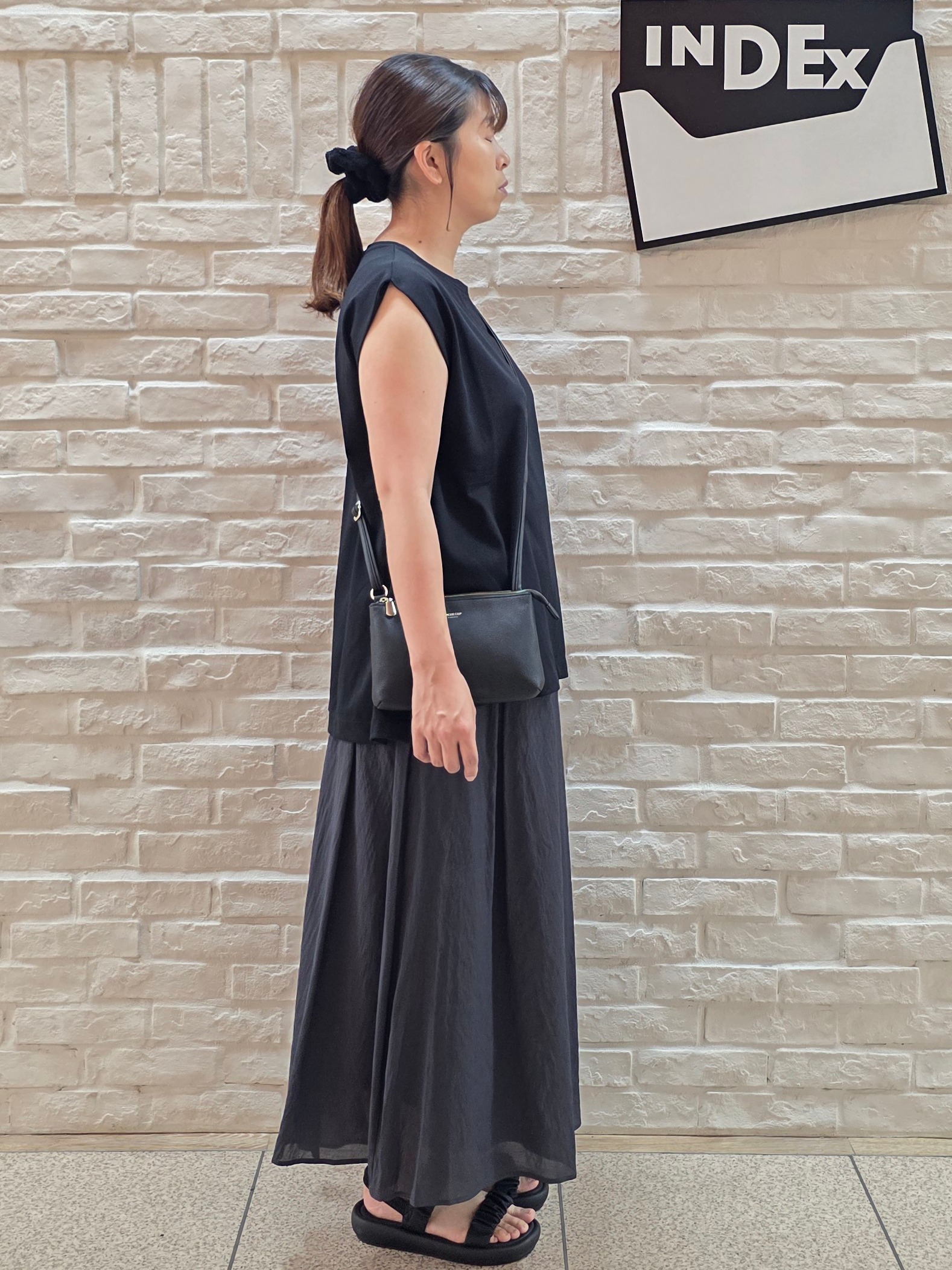 mamiさんの「index｜【UV／接触冷感】スーパーアイス ノースリーブカットソー《洗濯機OK》」を使ったコーディネート