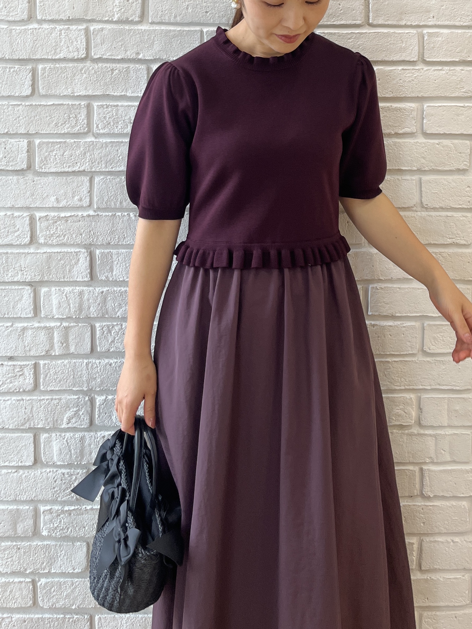 makiさんの「Couture brooch｜チュールバレエパンプス」を使ったコーディネート