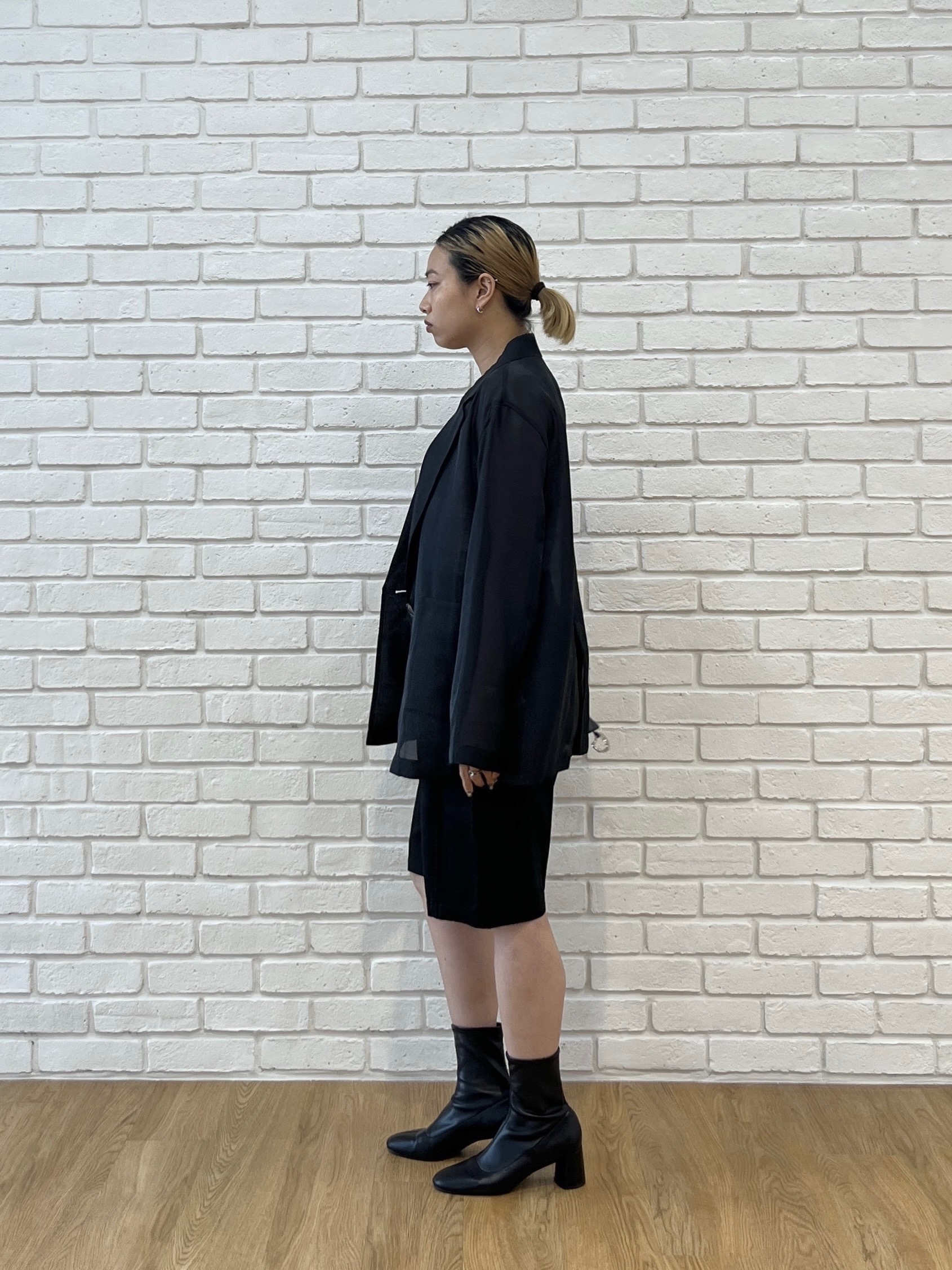 Harukaさんの「INDIVI｜【接触冷感/通気性】シアーシャツジャケット」を使ったコーディネート