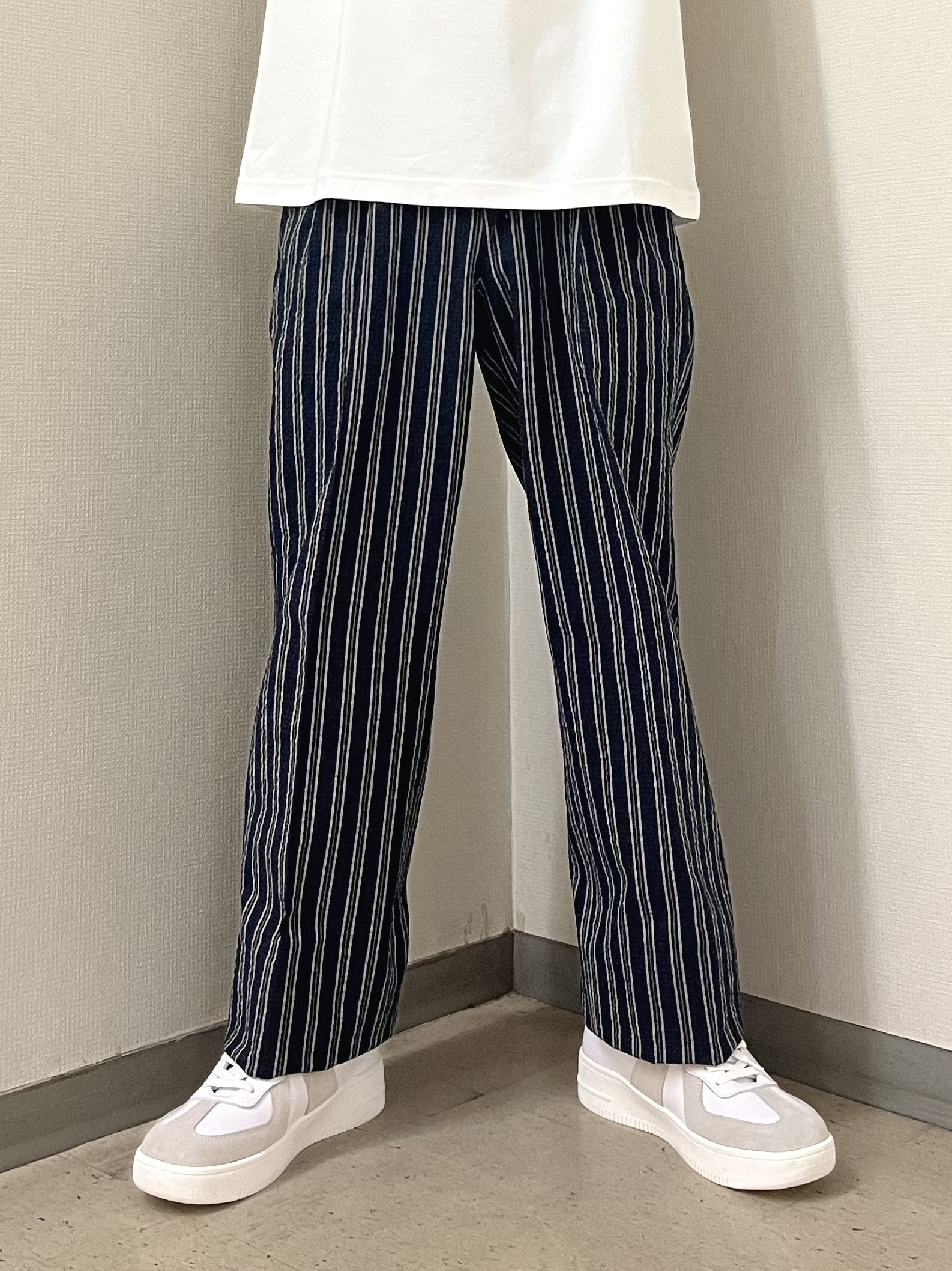 URAさんの「TAKEO KIKUCHI｜【BOWLER HAT LABEL】サッカーストライプ ダブルジャケット」を使ったコーディネート