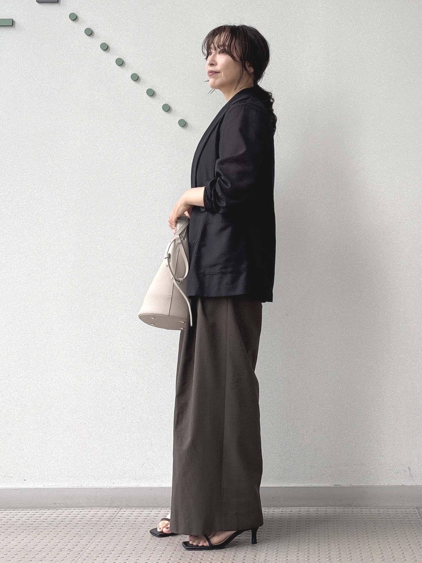 kawamuraさんの「DRESSTERIOR｜【接触冷感/防シワ機能/ウォッシャブル】クールタッチ リネンブレンドシアージャケット」を使ったコーディネート