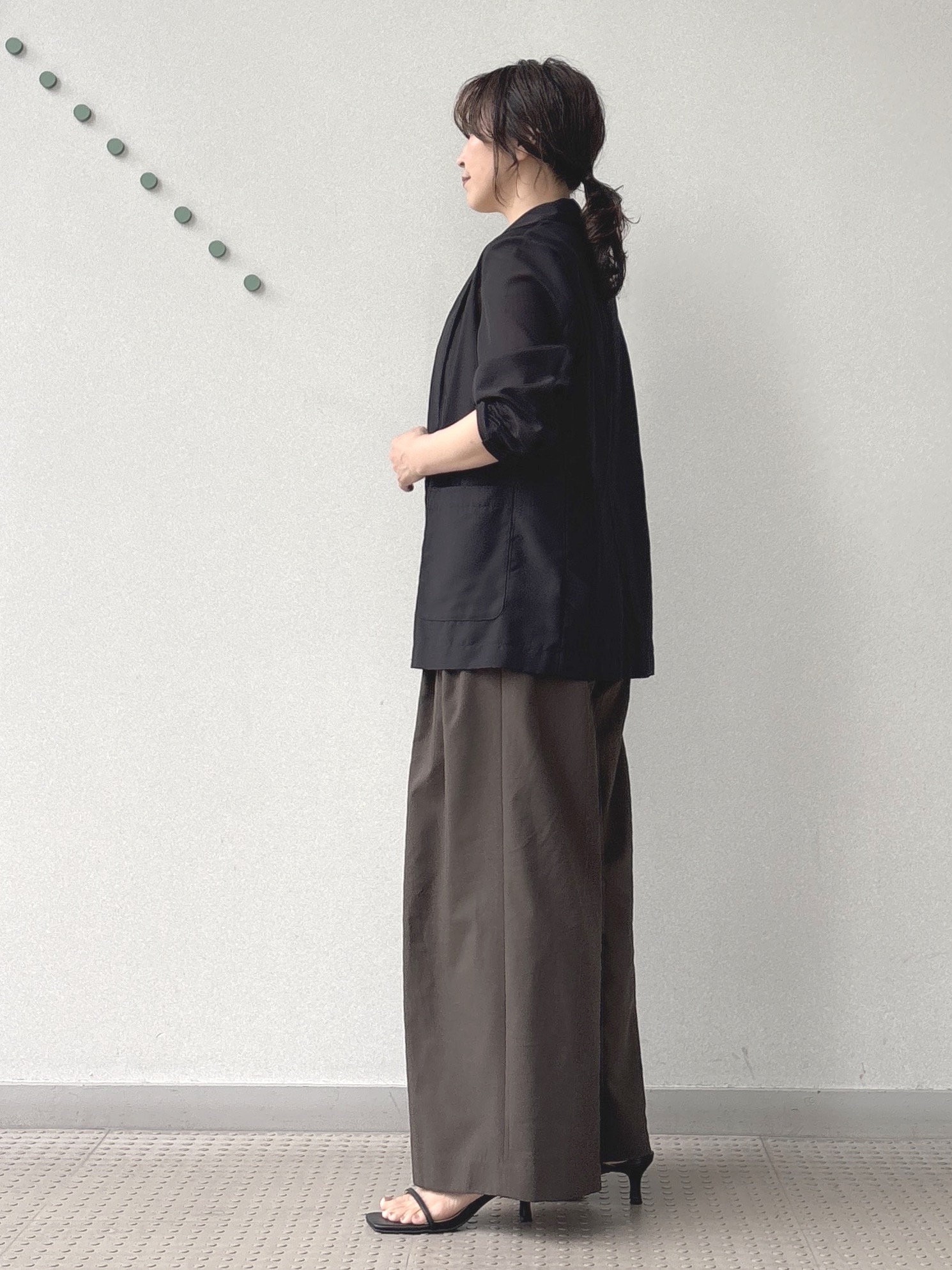 kawamuraさんの「DRESSTERIOR｜【接触冷感/防シワ機能/ウォッシャブル】クールタッチ リネンブレンドシアージャケット」を使ったコーディネート
