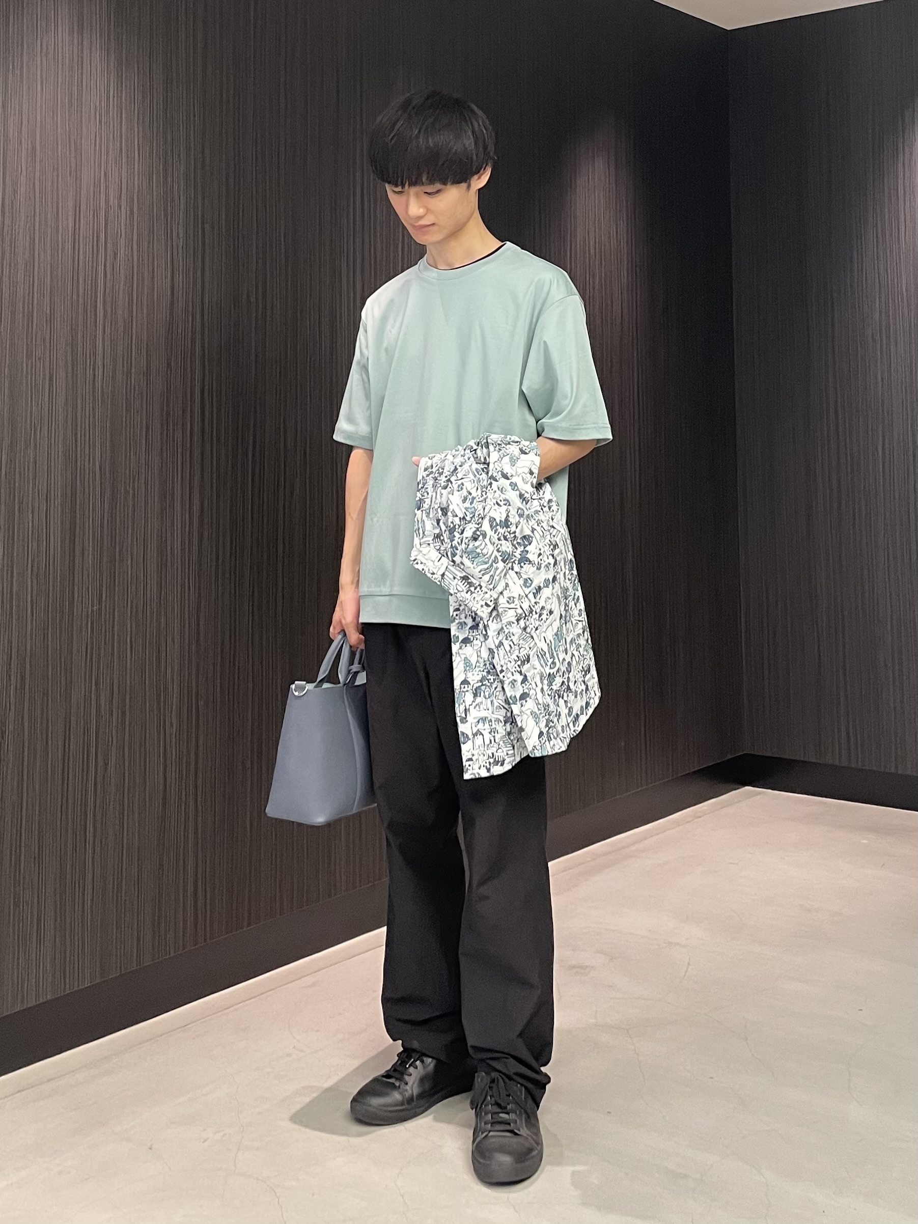 Okdさんの「TAKEO KIKUCHI｜【日本製】DotAir（R）リゾートプリント半袖シャツ」を使ったコーディネート