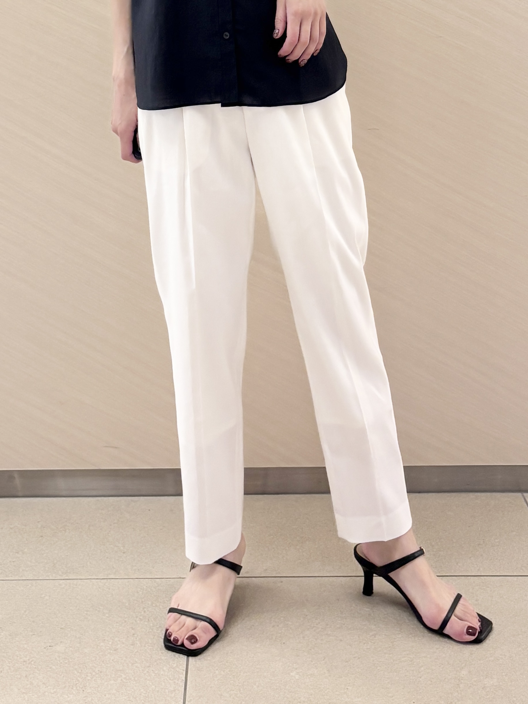 清水夏姫さんの「DRESSTERIOR｜【otonaMUSE5月号掲載】スキニーベルトサンダル」を使ったコーディネート