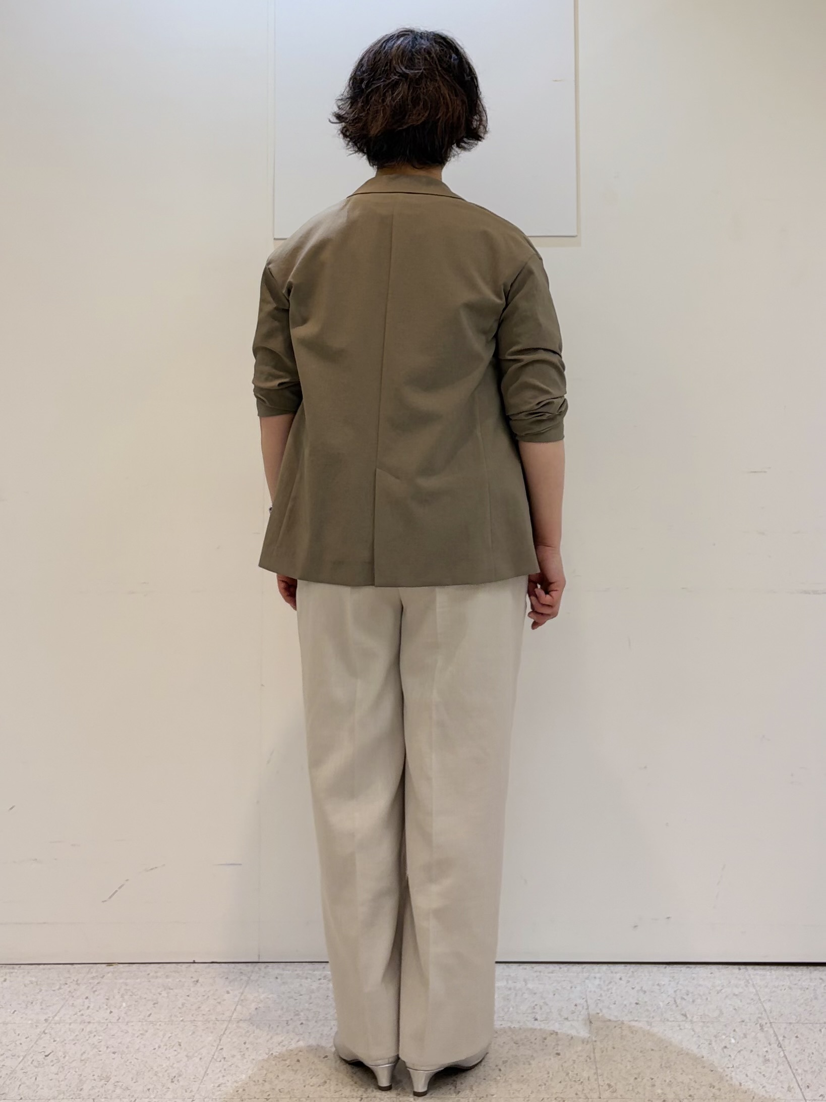 ヤスコさんの「Reflect｜【SS-4Lサイズ／接触冷感／シワになりにくい】リラクシーテーラードジャケット」を使ったコーディネート
