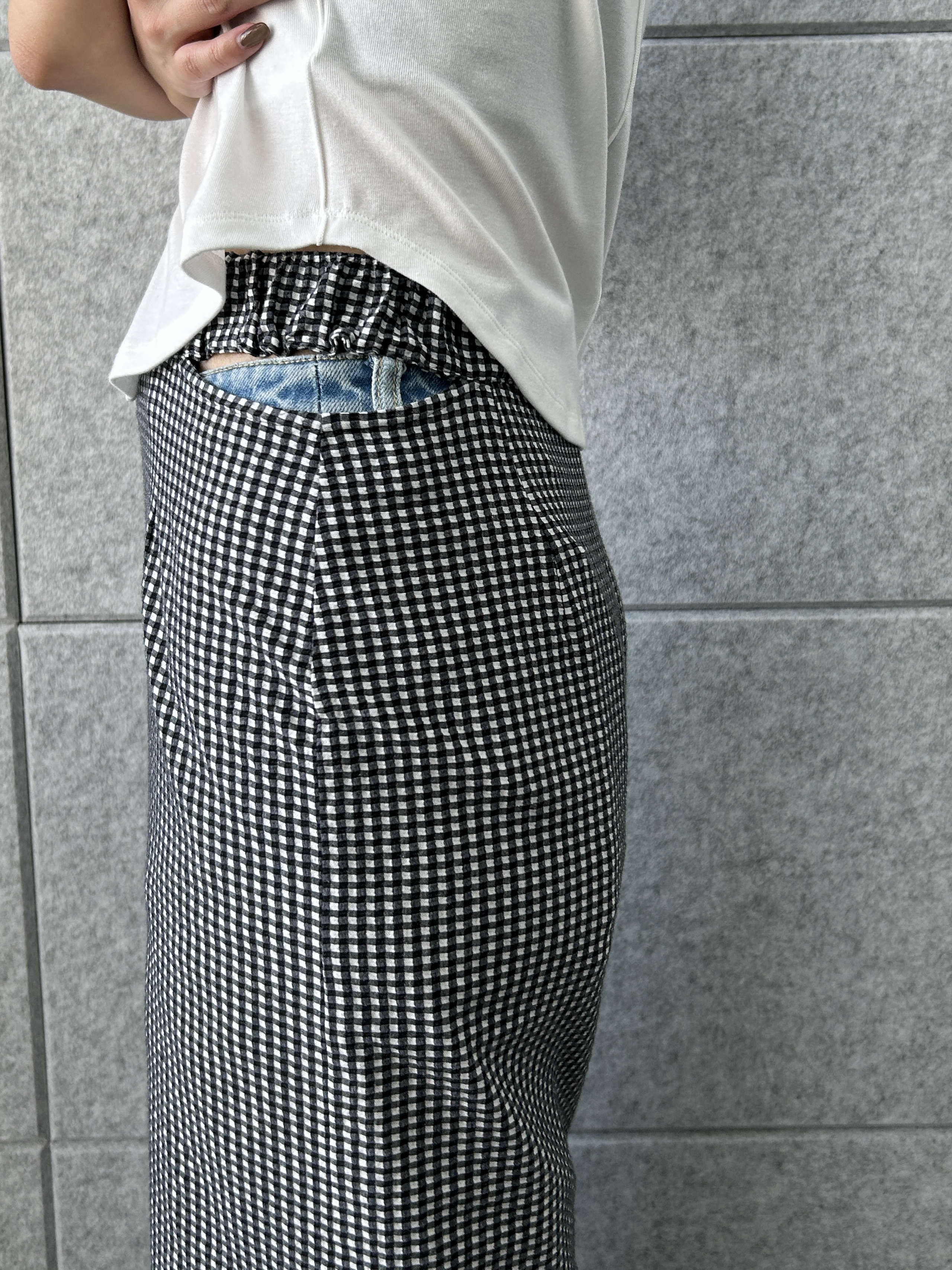 harunaさんの「CODE A｜compact edge tee」を使ったコーディネート