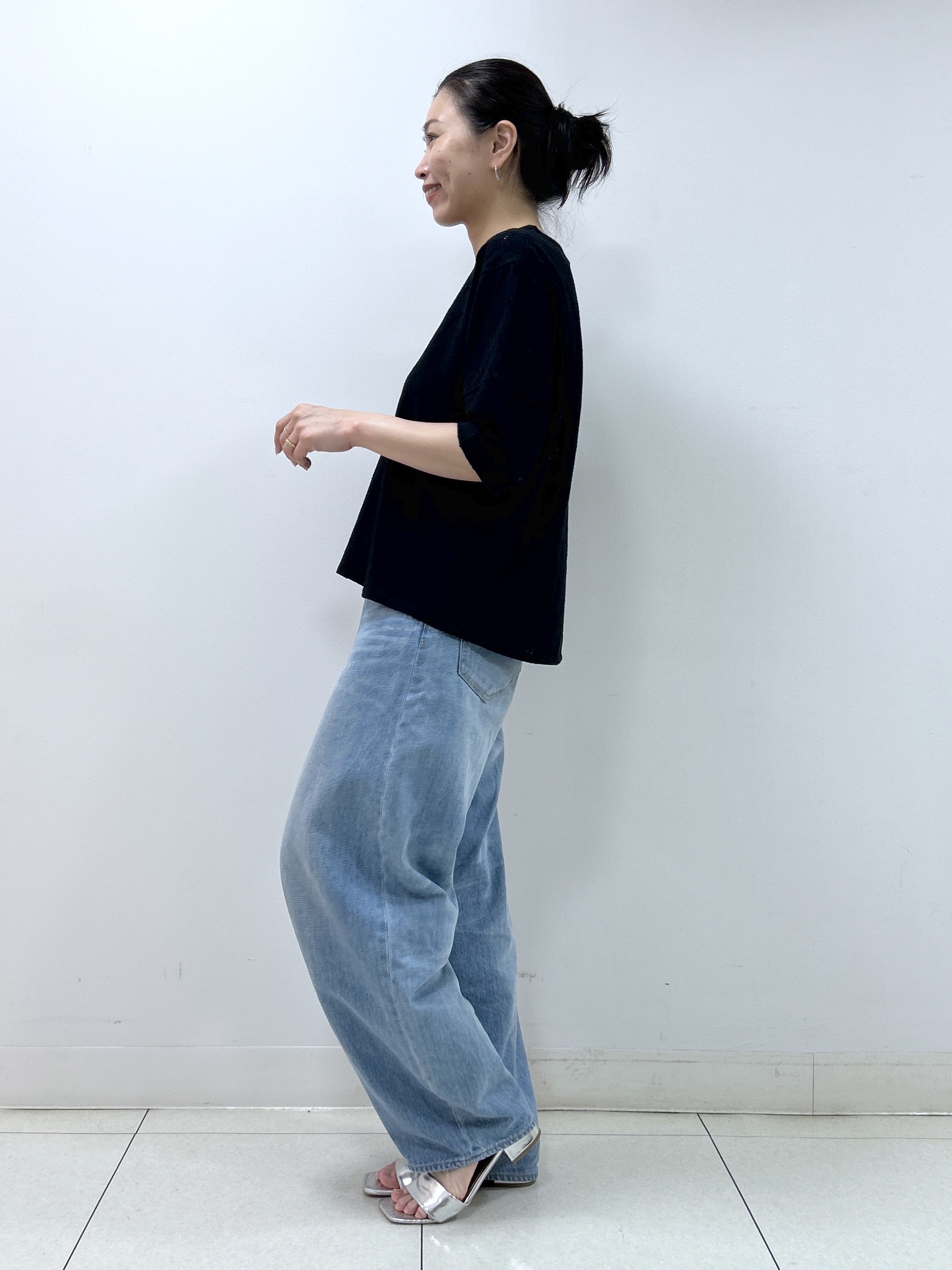Kaiさんの「Dessin｜【マシンウォッシャブル】5分袖レースカットソー」を使ったコーディネート